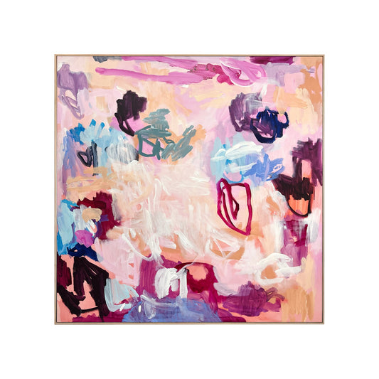 Australian abstract Artist | neutral paintings | Perth artist | square painting