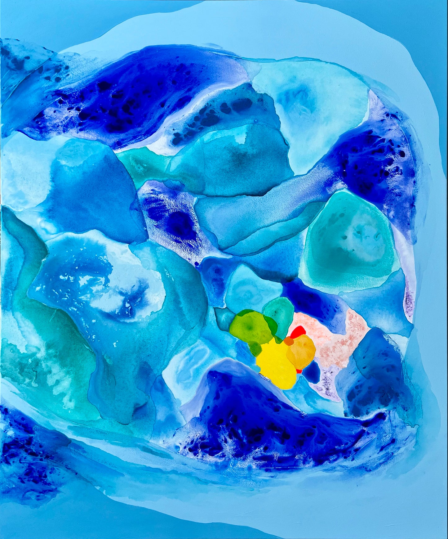 Australian abstract artist | ocean painting | modern art | Perth artist