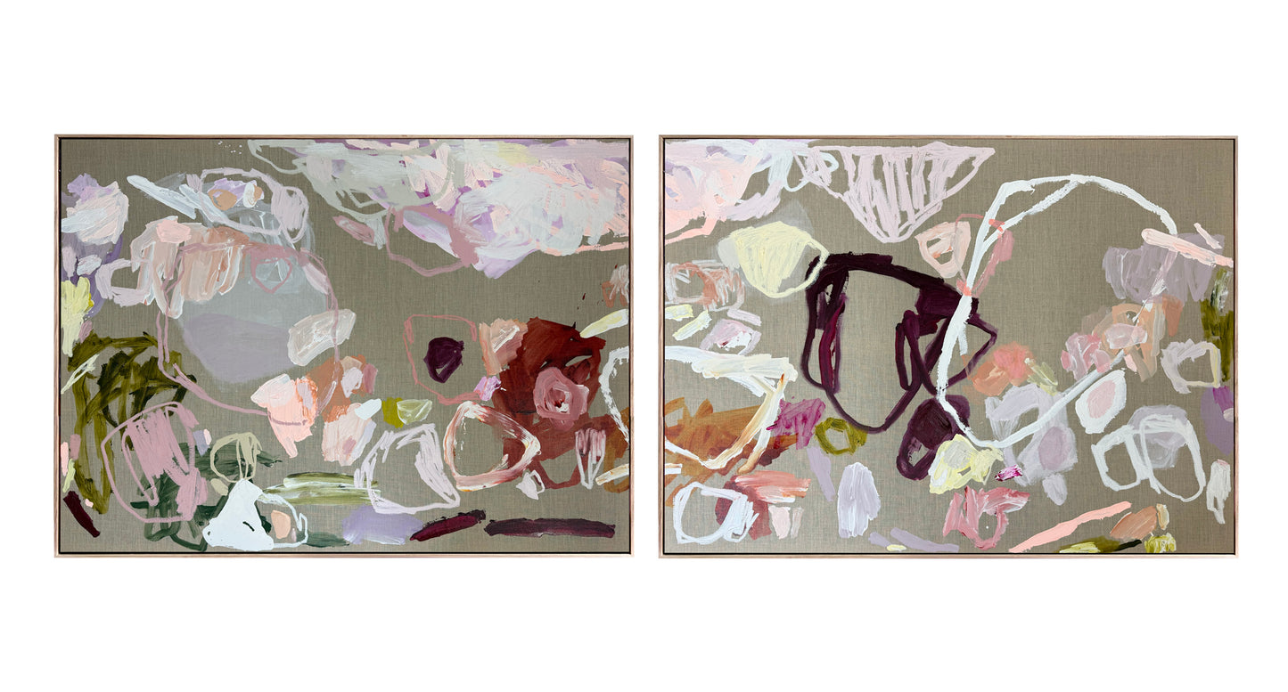 Western Australian artist | large colourful painting | modern art | Perth artist