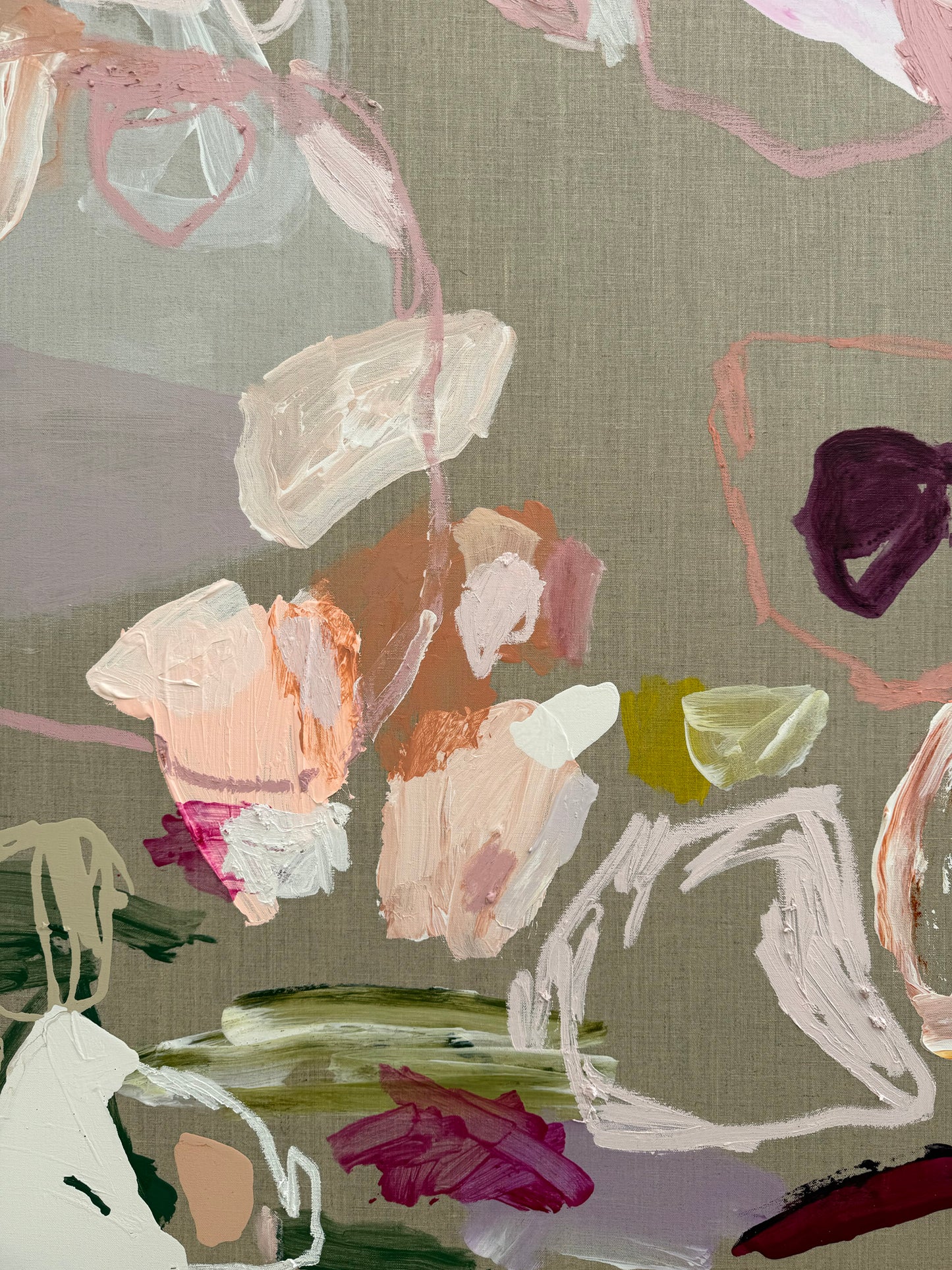 Western Australian artist | large colourful painting | modern art | Perth artist