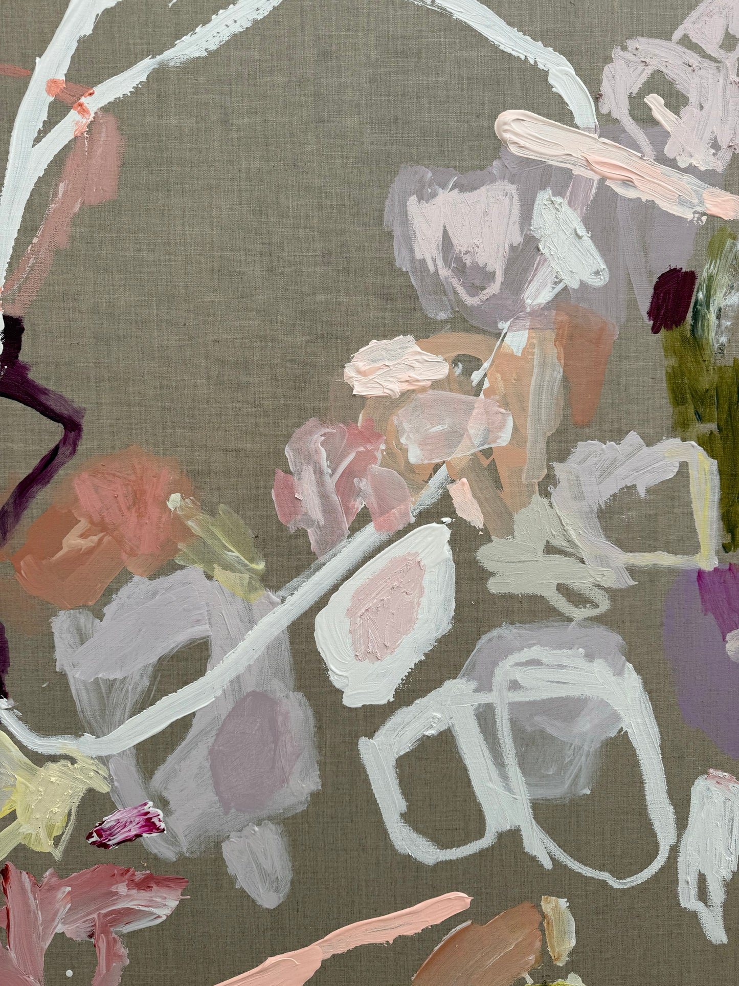 Western Australian artist | large colourful painting | modern art | Perth artist