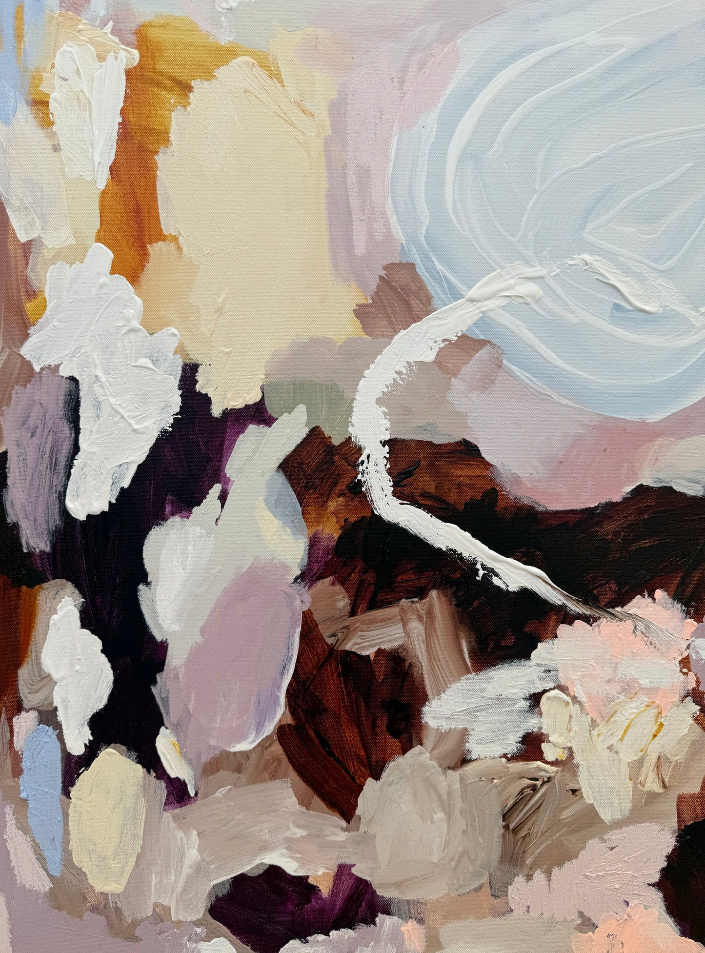 Australian abstract artist | ocean painting | modern art | Perth artist