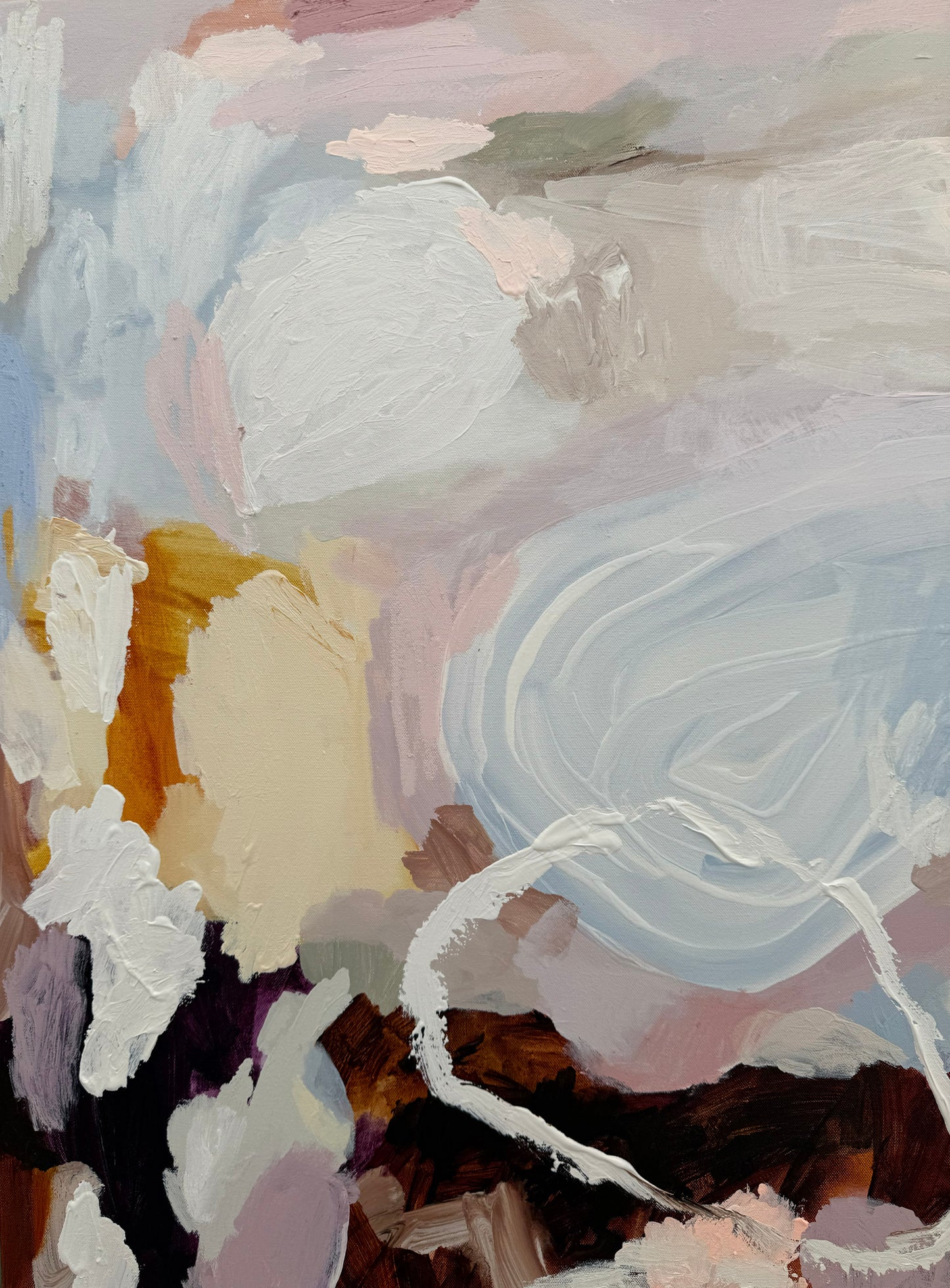 Australian abstract artist | ocean painting | modern art | Perth artist