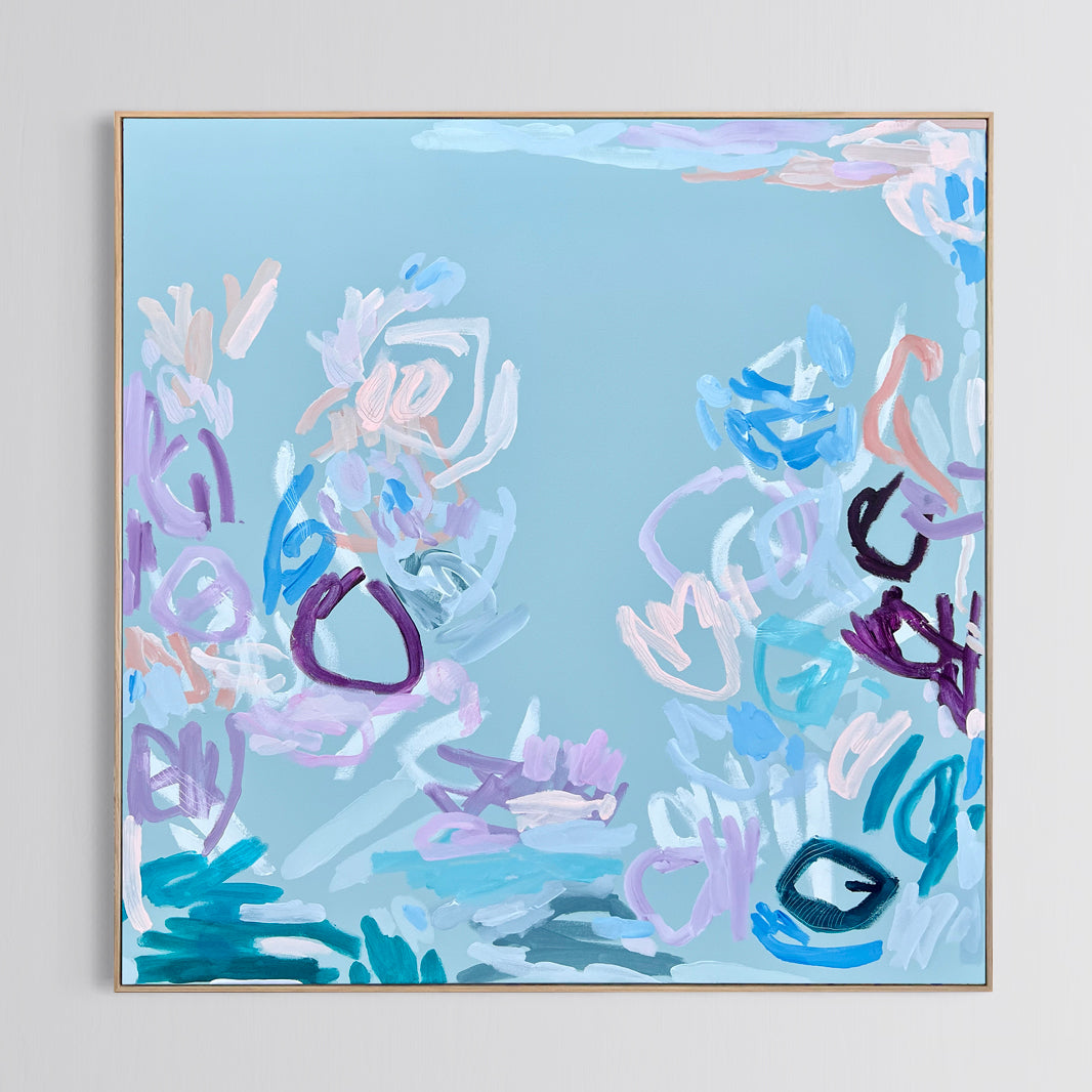 Australian abstract artist | green painting | modern art | Perth artist