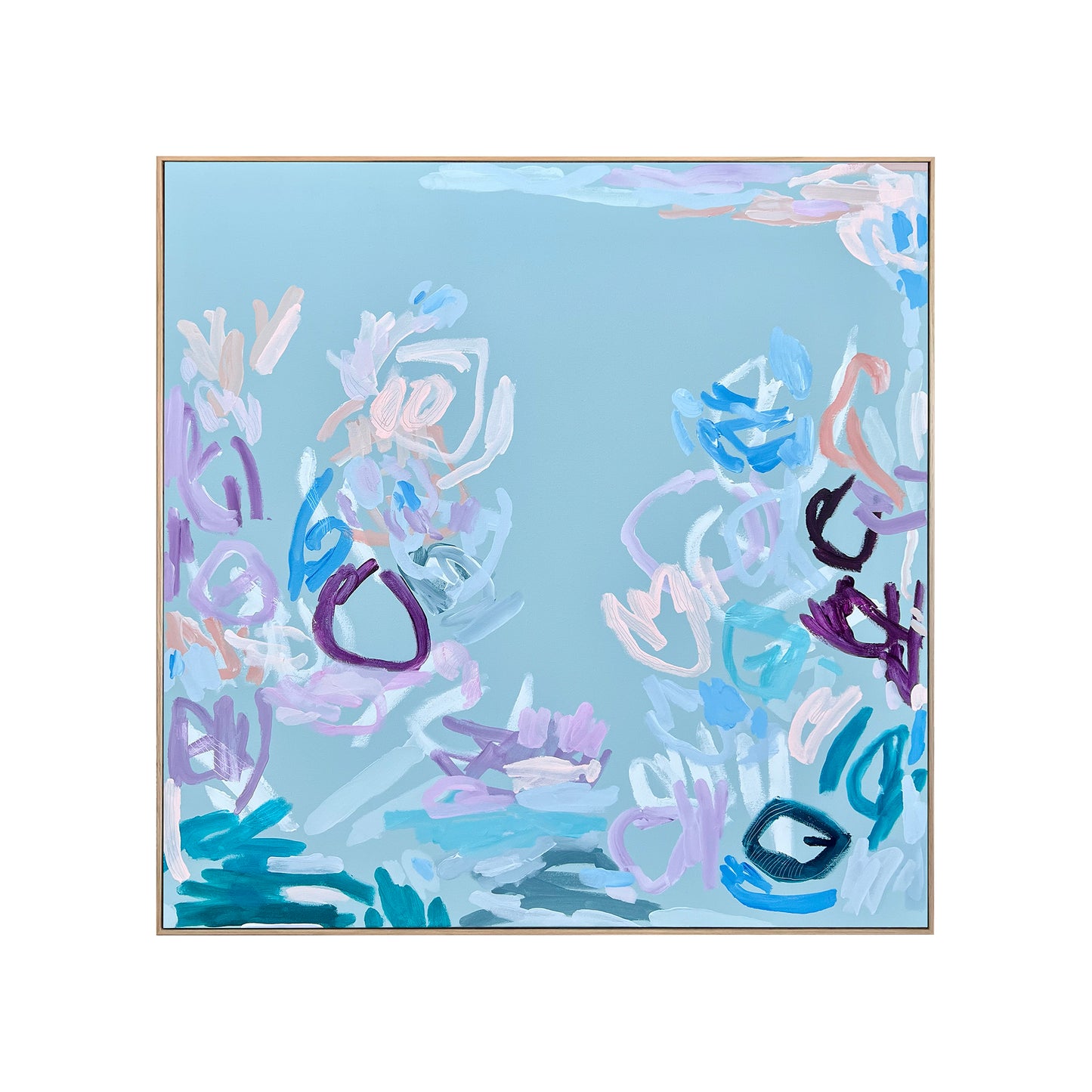 Australian abstract artist | green painting | modern art | Perth artist