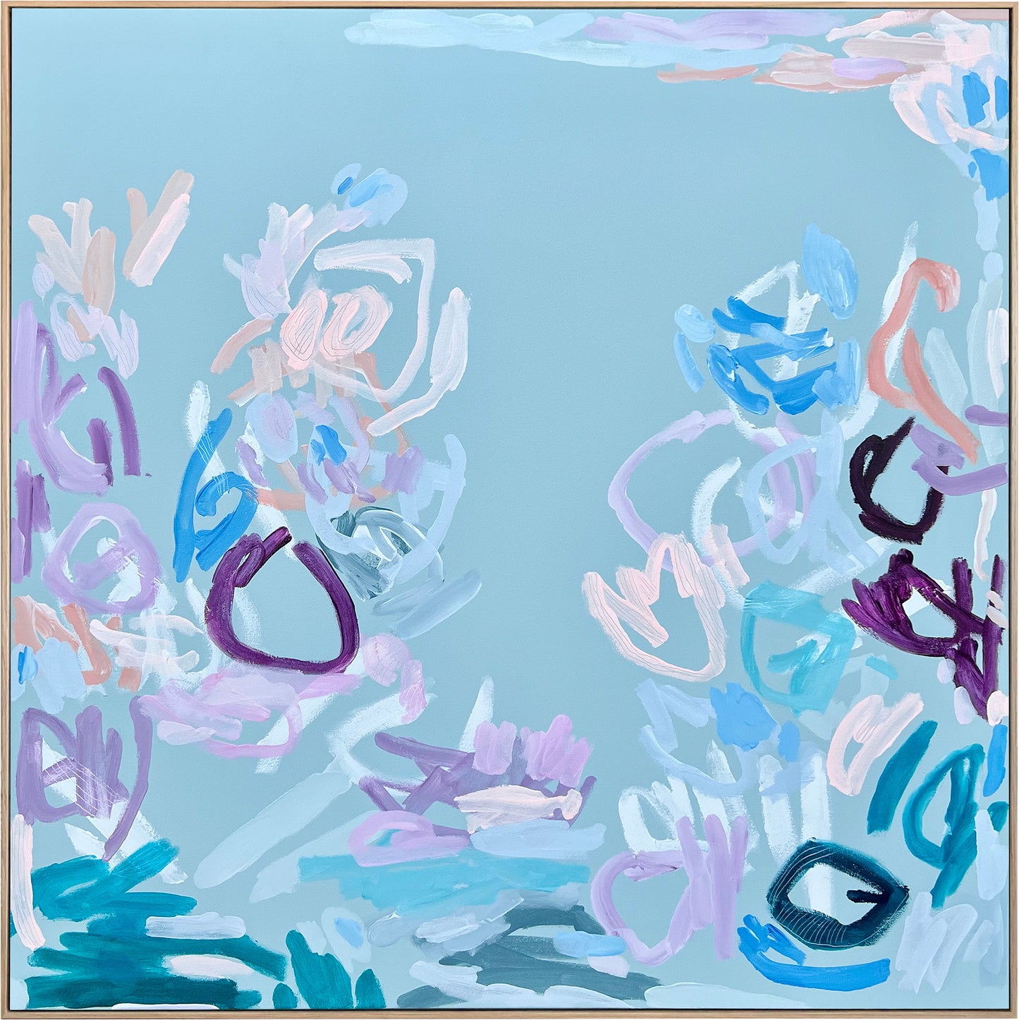 Australian abstract artist | green painting | modern art | Perth artist