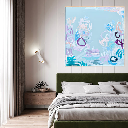 Australian abstract artist | green painting | modern art | Perth artist