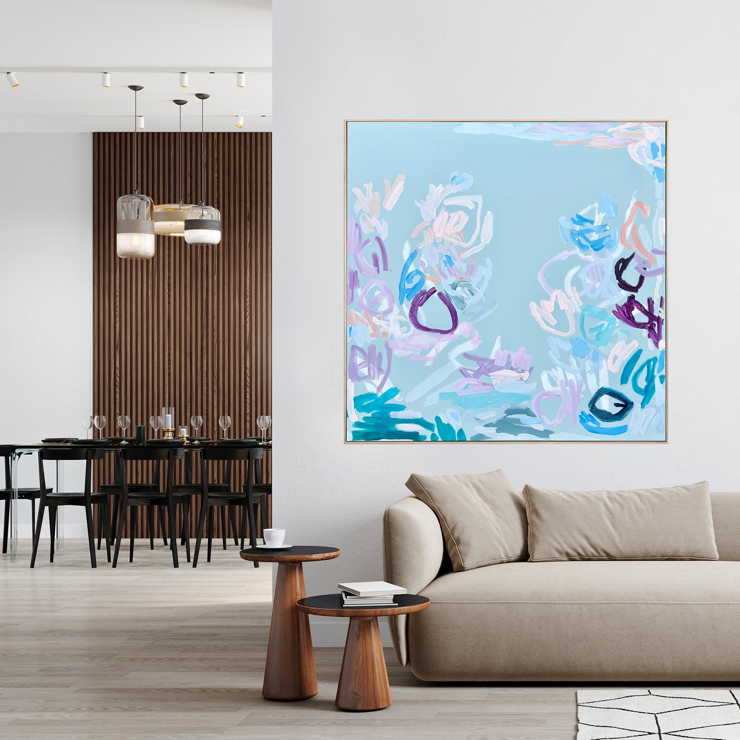 Australian abstract artist | green painting | modern art | Perth artist