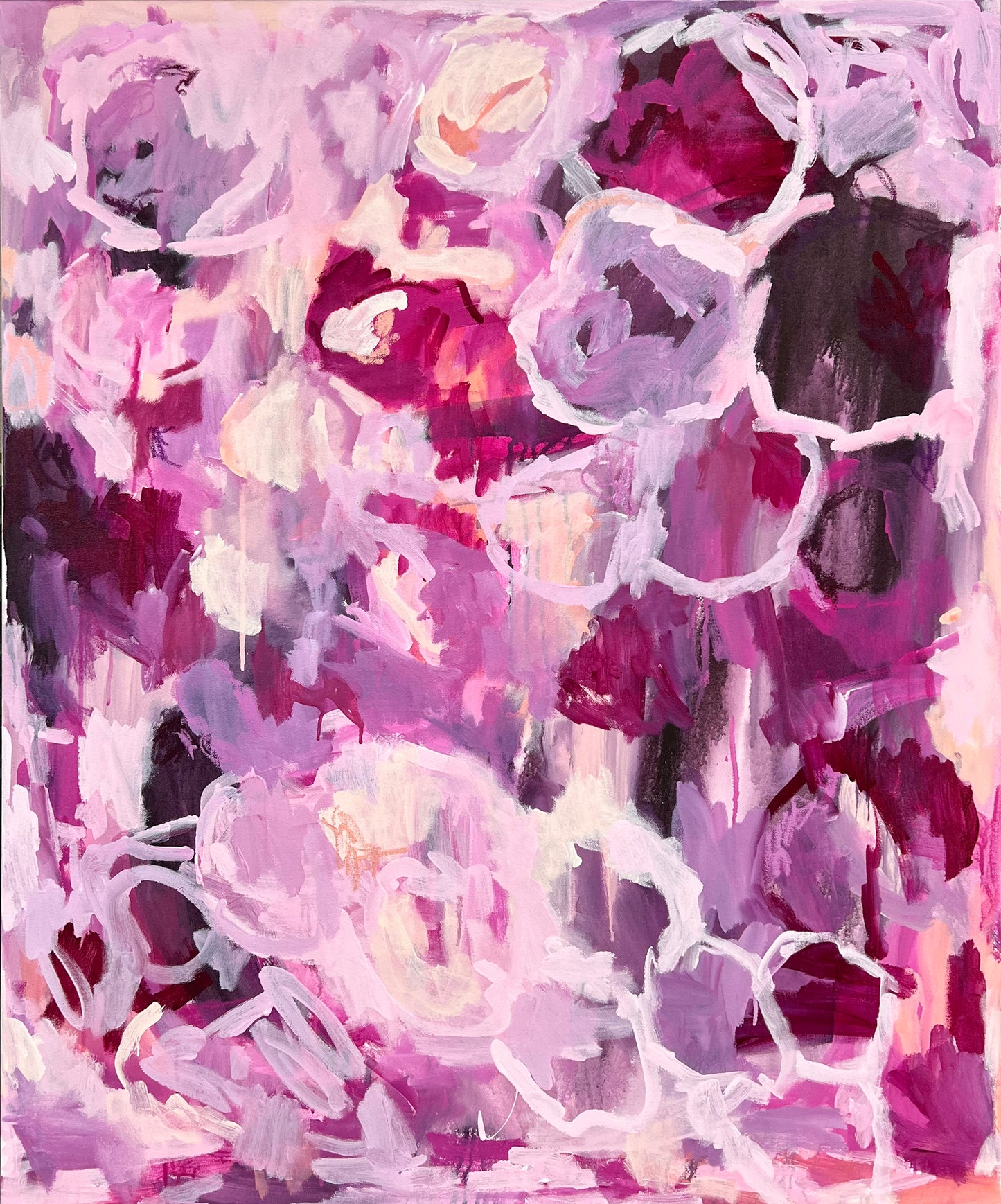 australian-abstract-artist-pink-painting