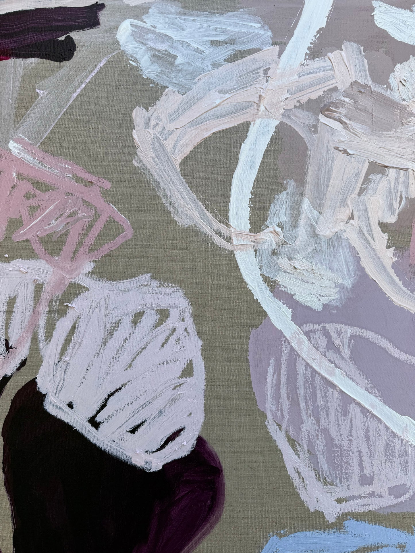 Australian abstract artist | large colourful painting | modern art | Perth artist