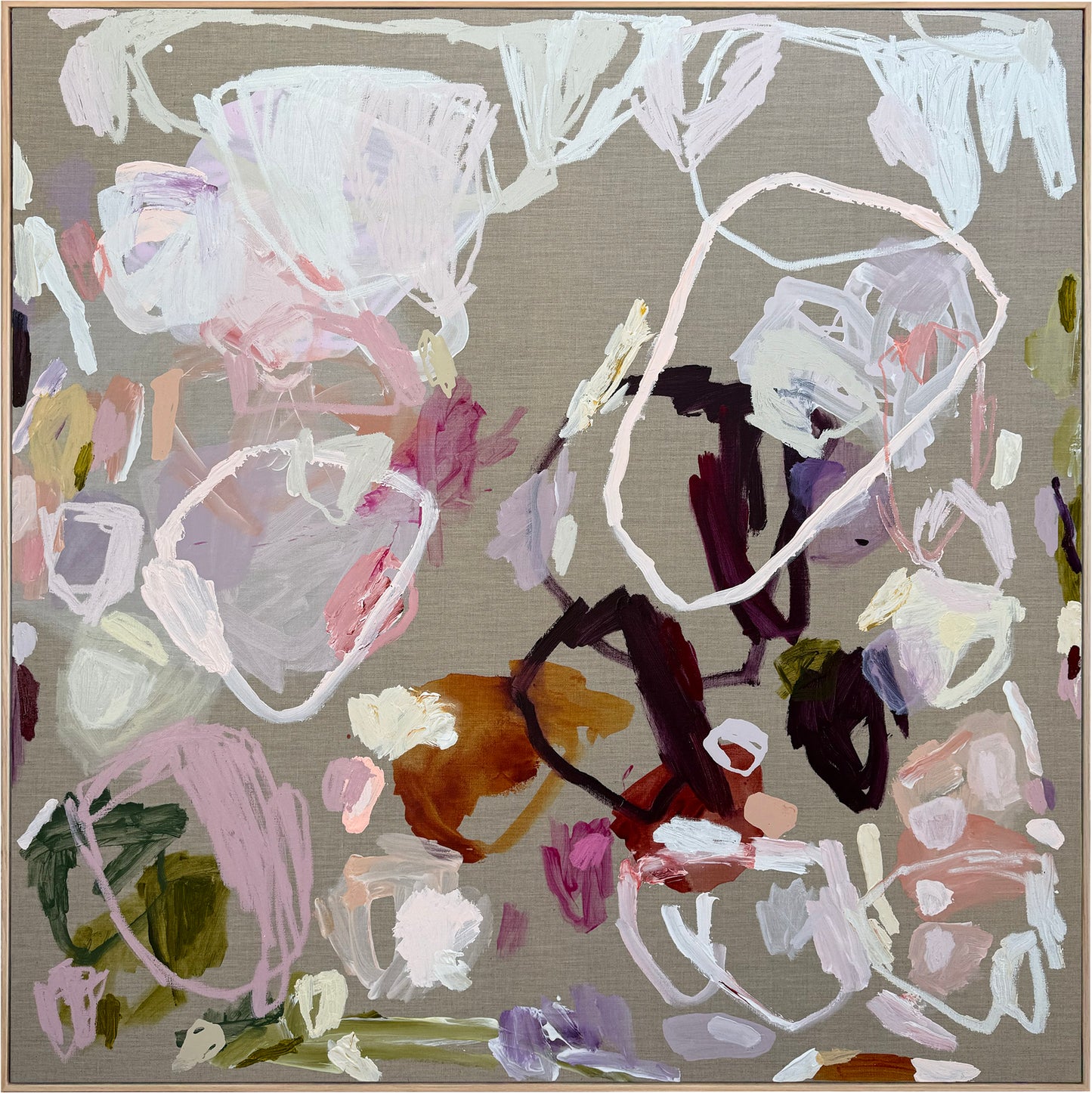 Western Australian artist | large colourful painting | modern art | Perth artist
