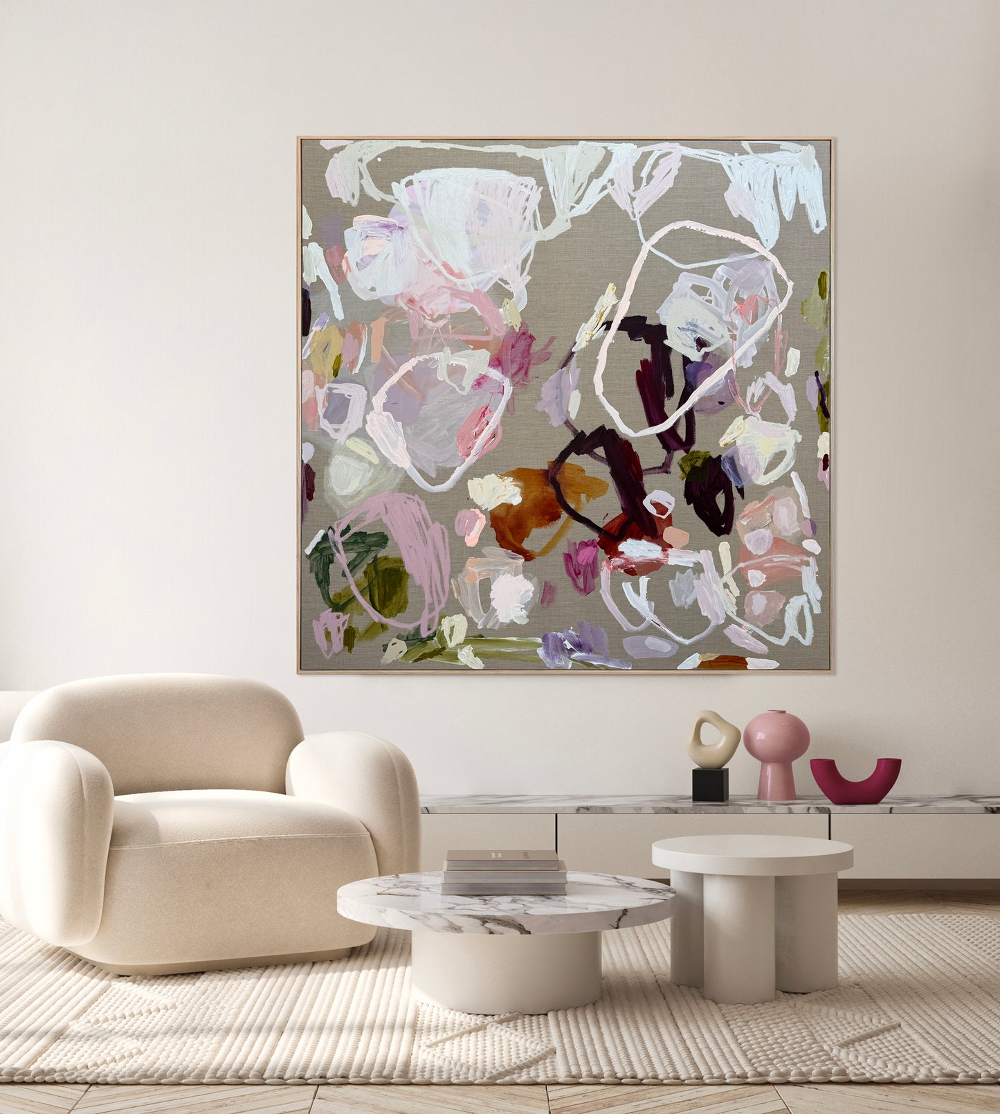 Western Australian artist | large colourful painting | modern art | Perth artist