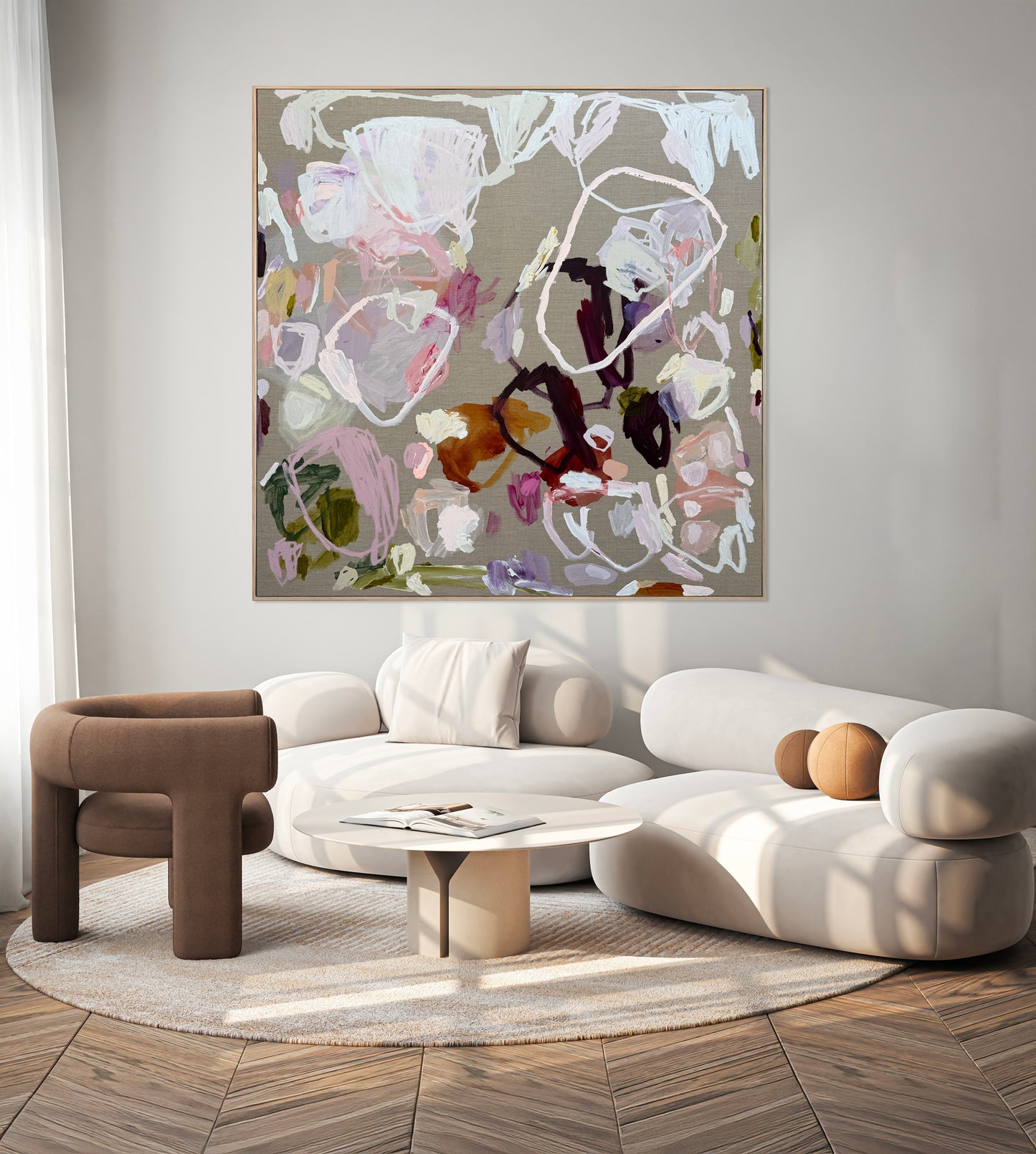 Western Australian artist | large colourful painting | modern art | Perth artist
