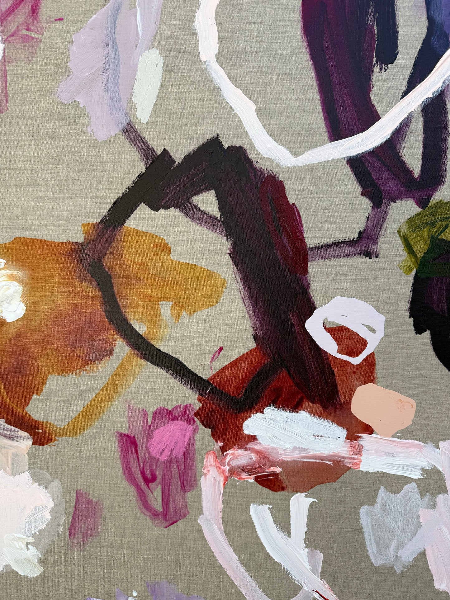 Western Australian artist | large colourful painting | modern art | Perth artist