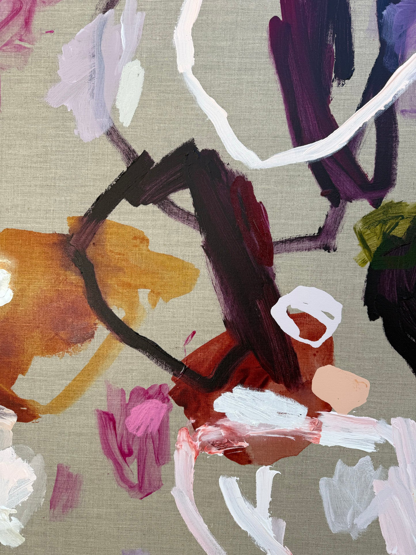 Western Australian artist | large colourful painting | modern art | Perth artist