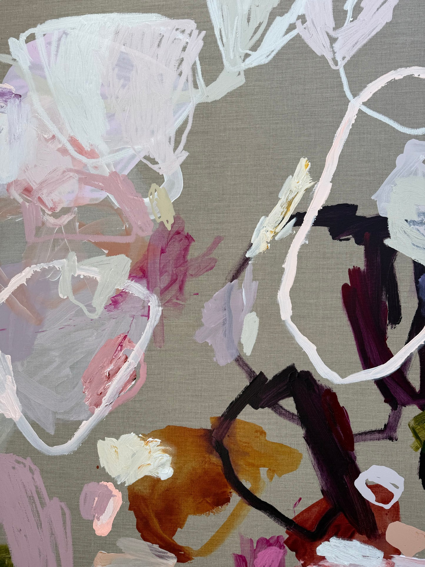 Western Australian artist | large colourful painting | modern art | Perth artist