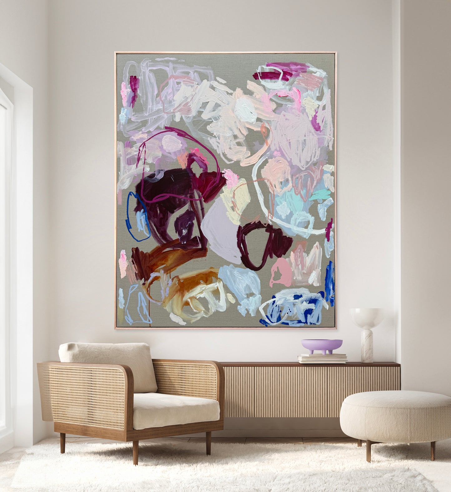 Western Australian artist | large colourful painting | modern art | Perth artist