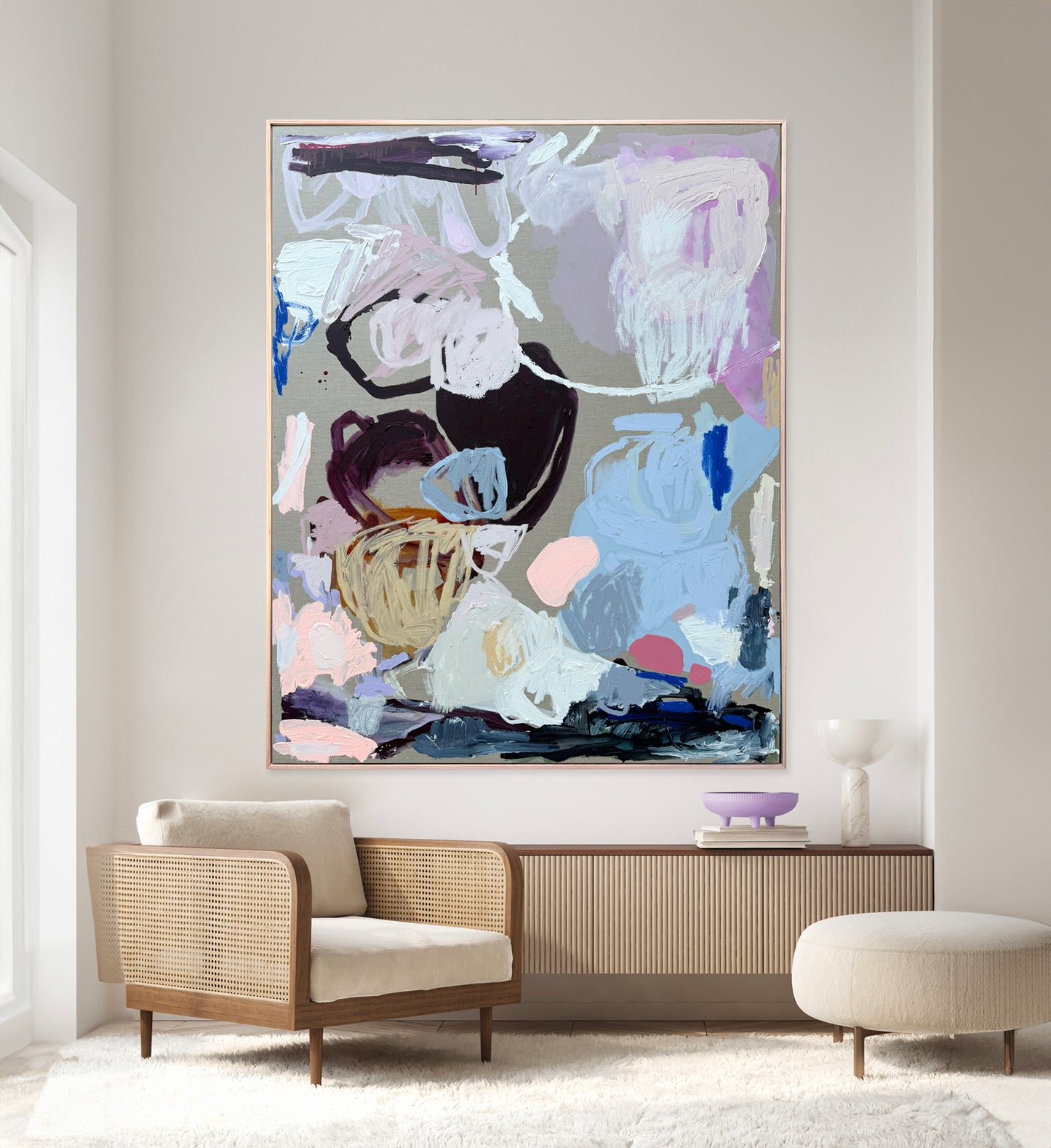 Western Australian artist | large colourful painting | modern art | Perth artist