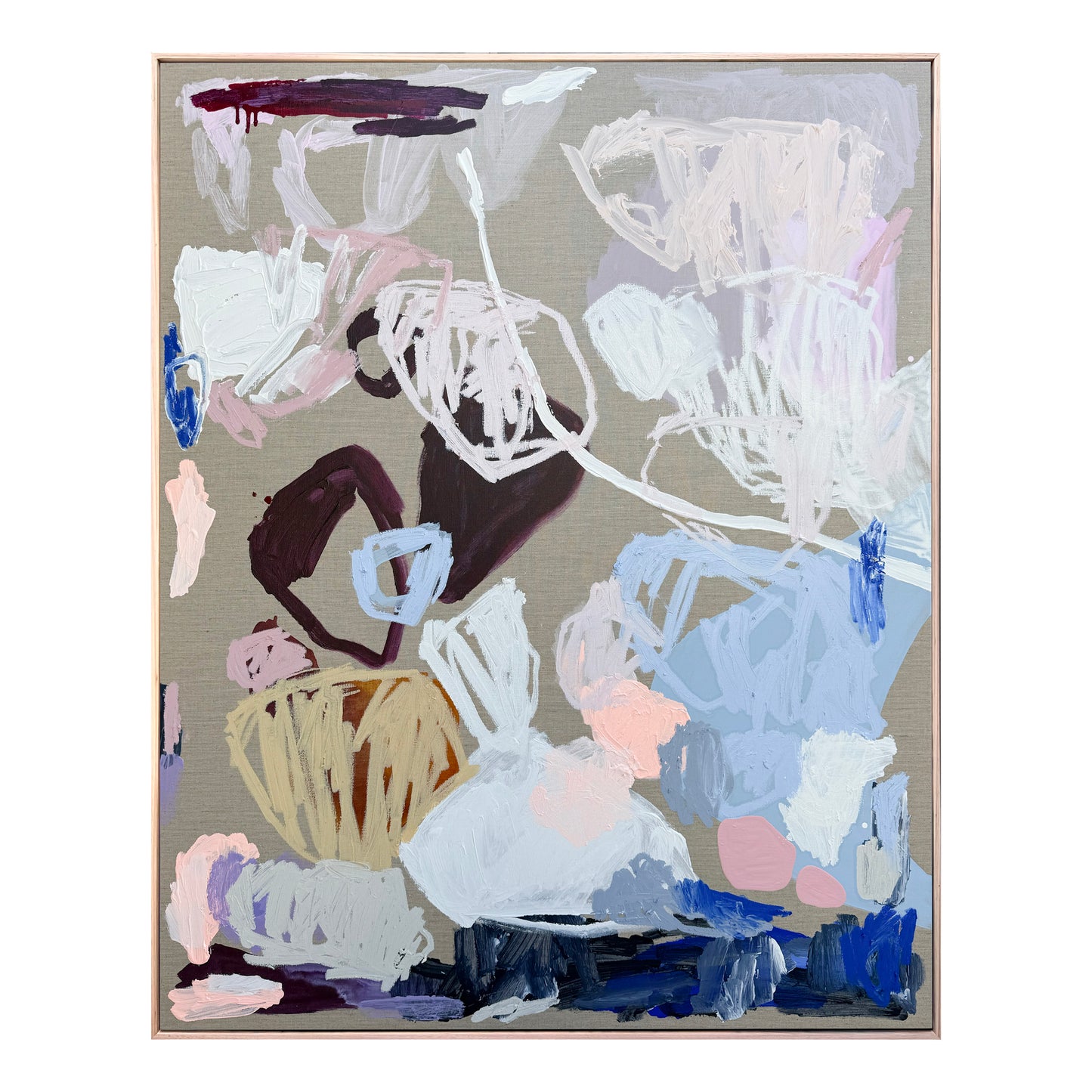 Australian abstract artist | large colourful painting | modern art | Perth artist