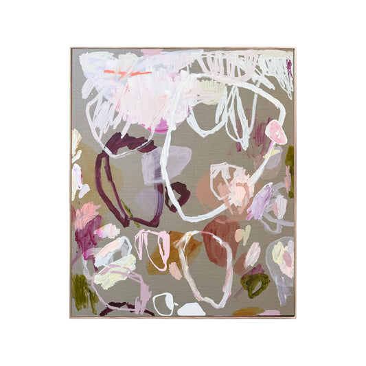 Australian abstract artist | large colourful painting | modern art | Perth artist