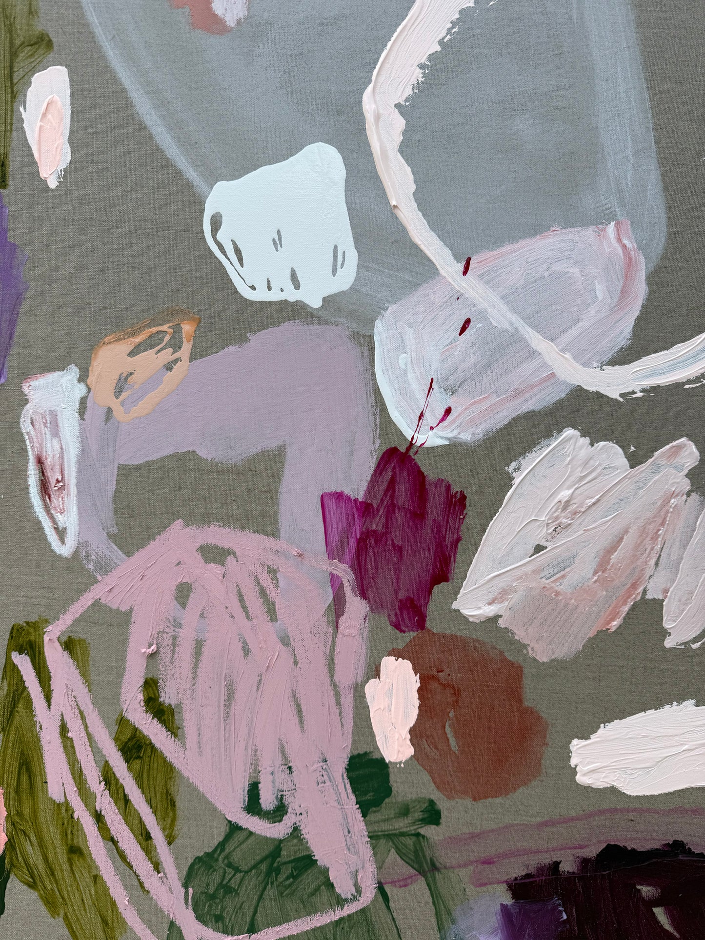 Western Australian artist | large colourful painting | modern art | Perth artist