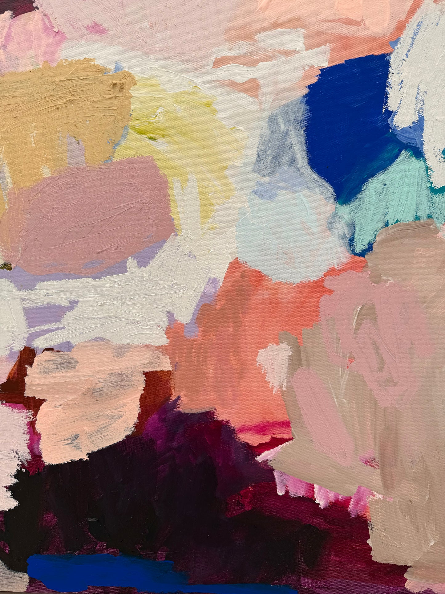 Struck By You - Original Abstract