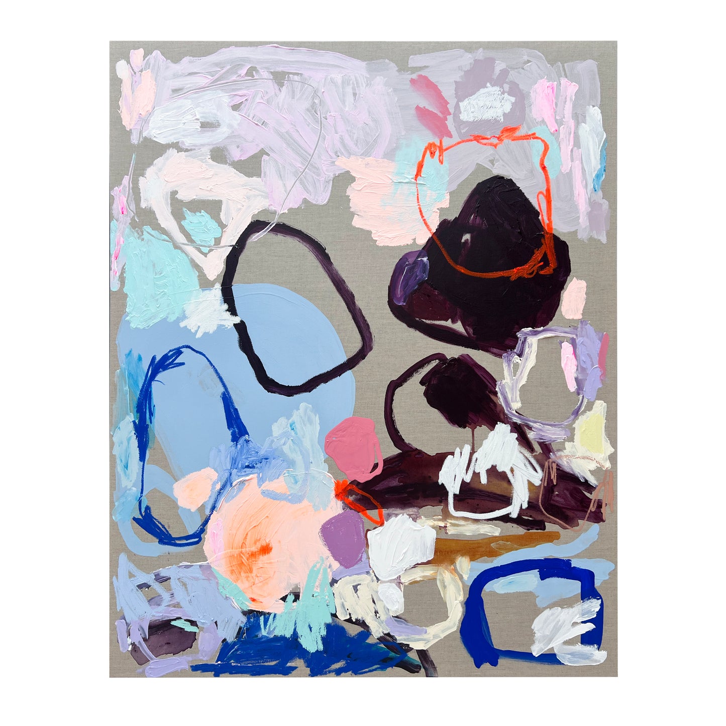 Western Australian artist | large colourful painting | modern art | Perth artist