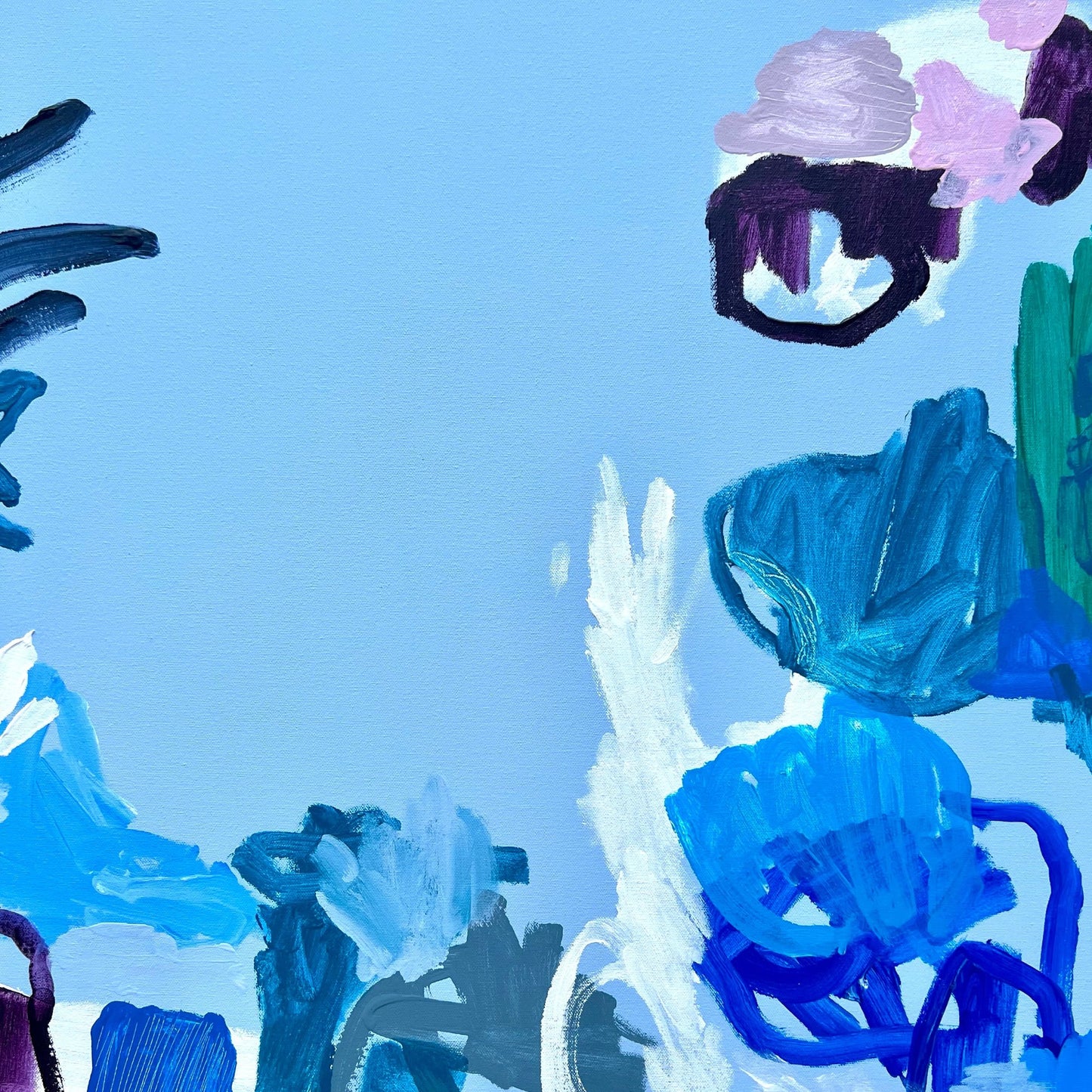 Western Australian artist | large colourful painting | modern art | Perth artist