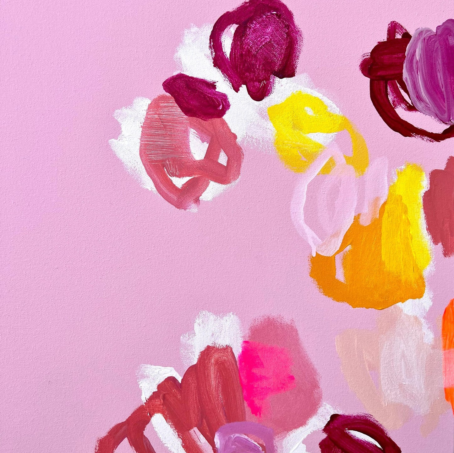 Western Australian artist | large colourful painting | modern art | Perth artist