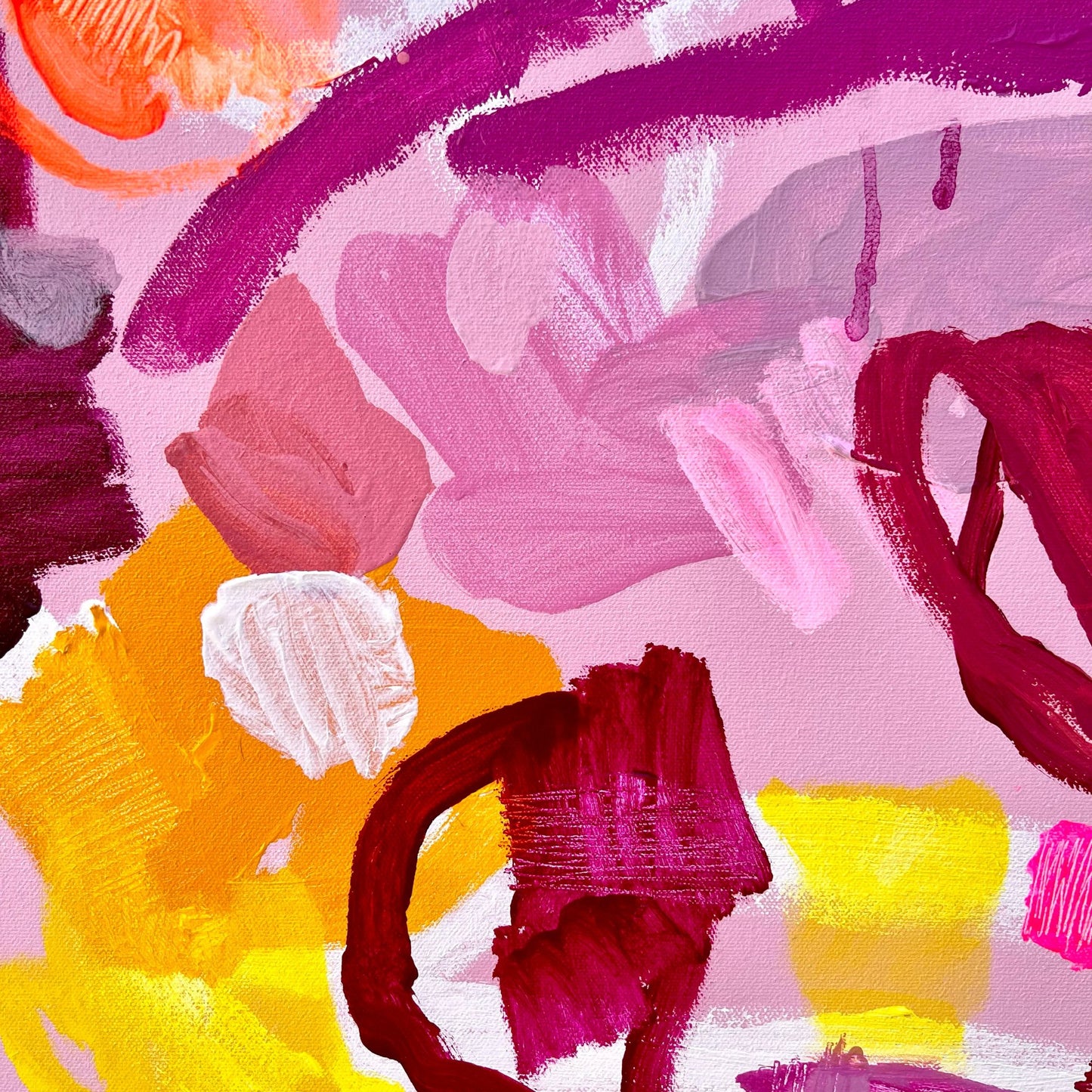 Western Australian artist | large colourful painting | modern art | Perth artist