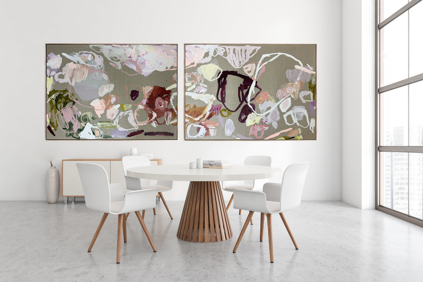 Western Australian artist | large colourful painting | modern art | Perth artist