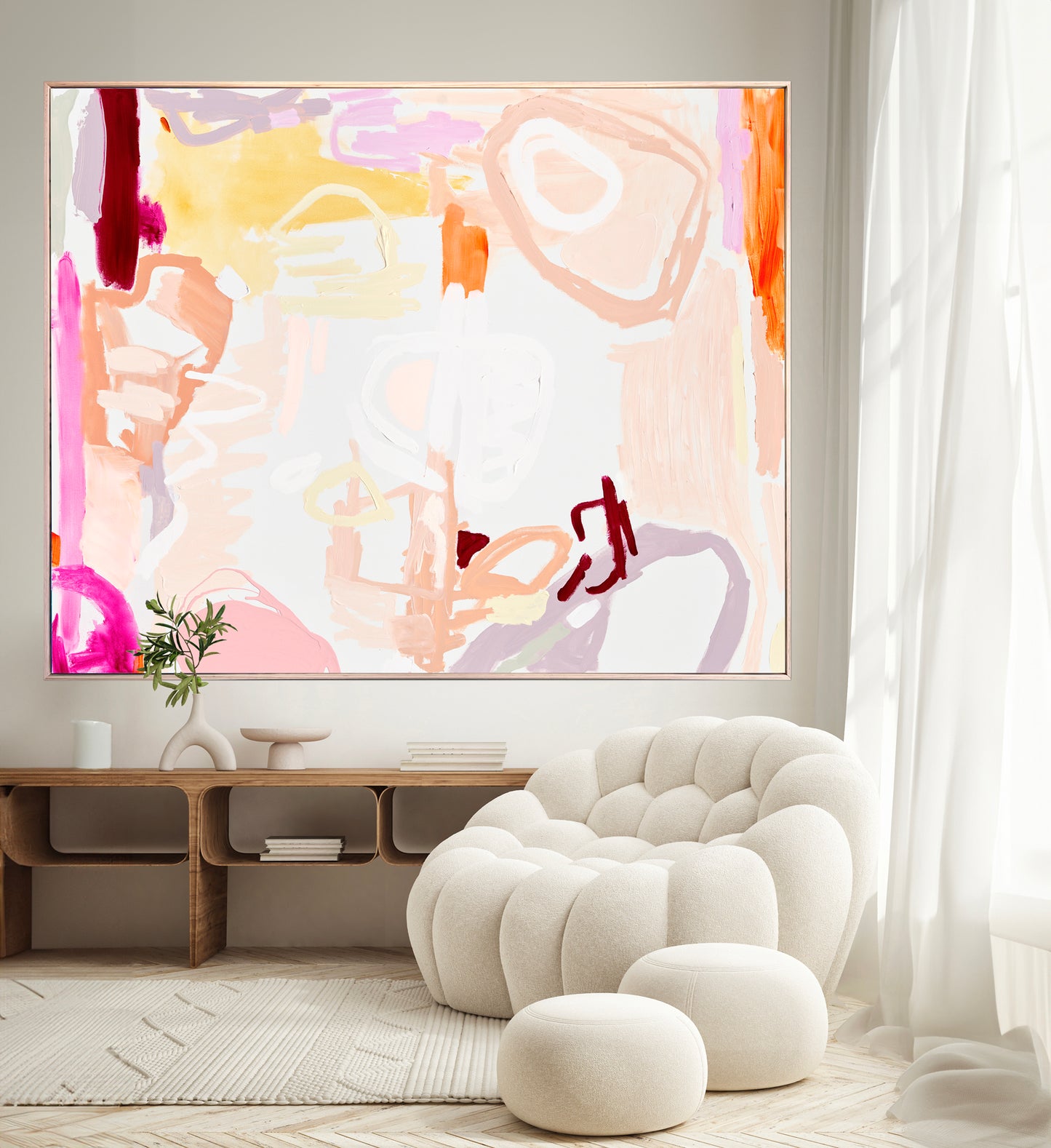 Australian abstract artist | large colourful print | modern art | Perth artist