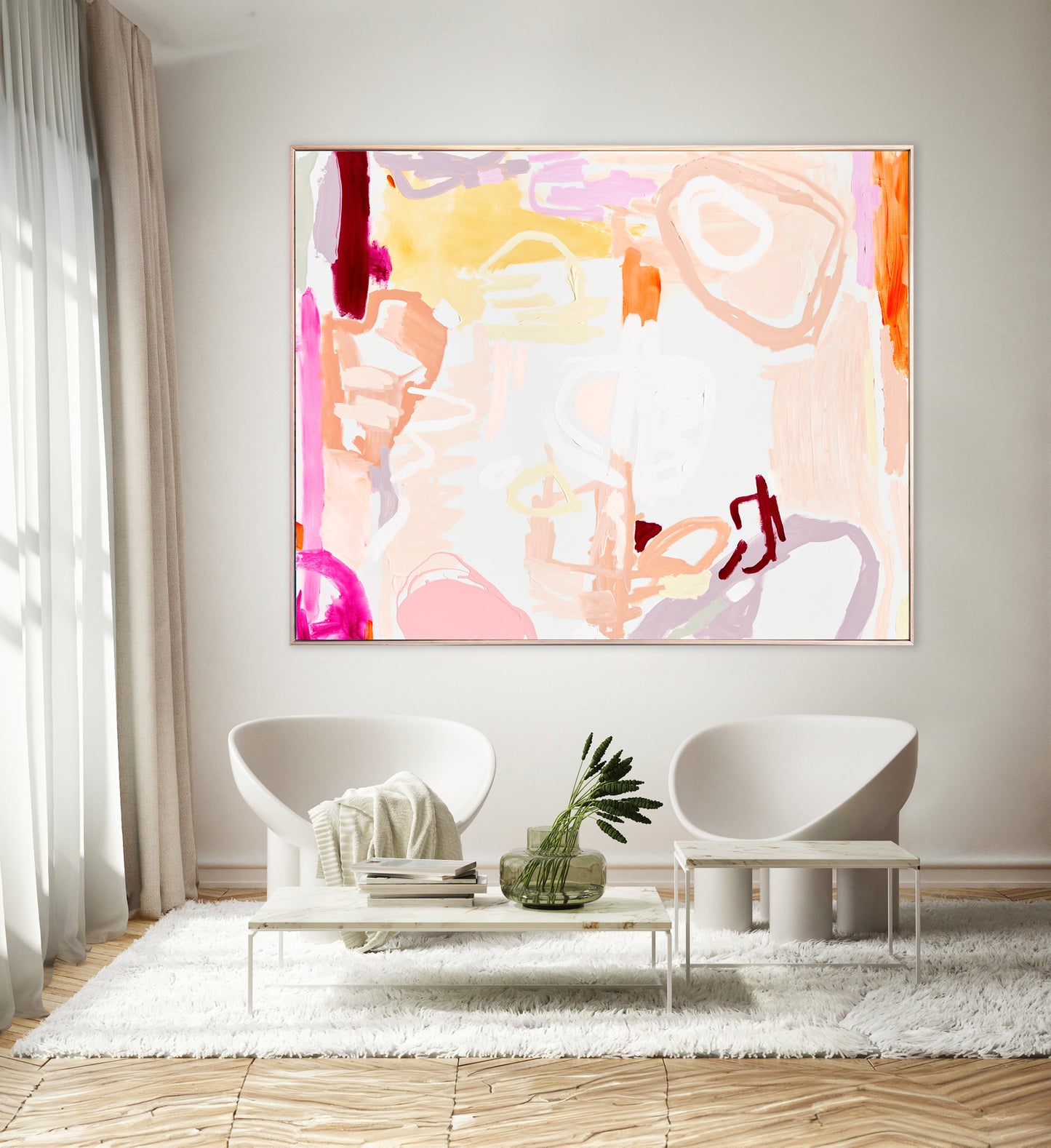 Australian abstract artist | large colourful print | modern art | Perth artist