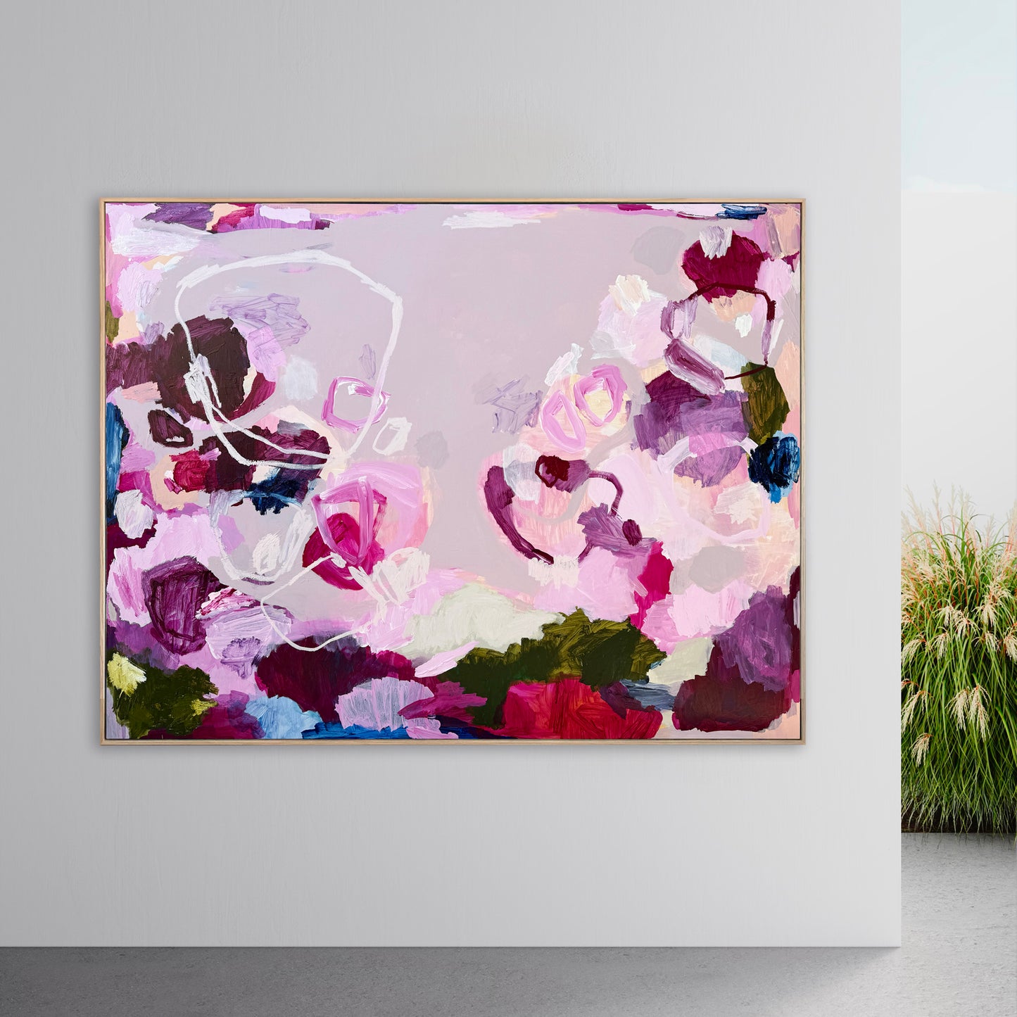 Western Australian artist | large colourful painting | modern art | Perth artist