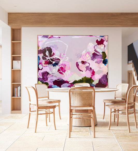 Western Australian artist | large colourful painting | modern art | Perth artist