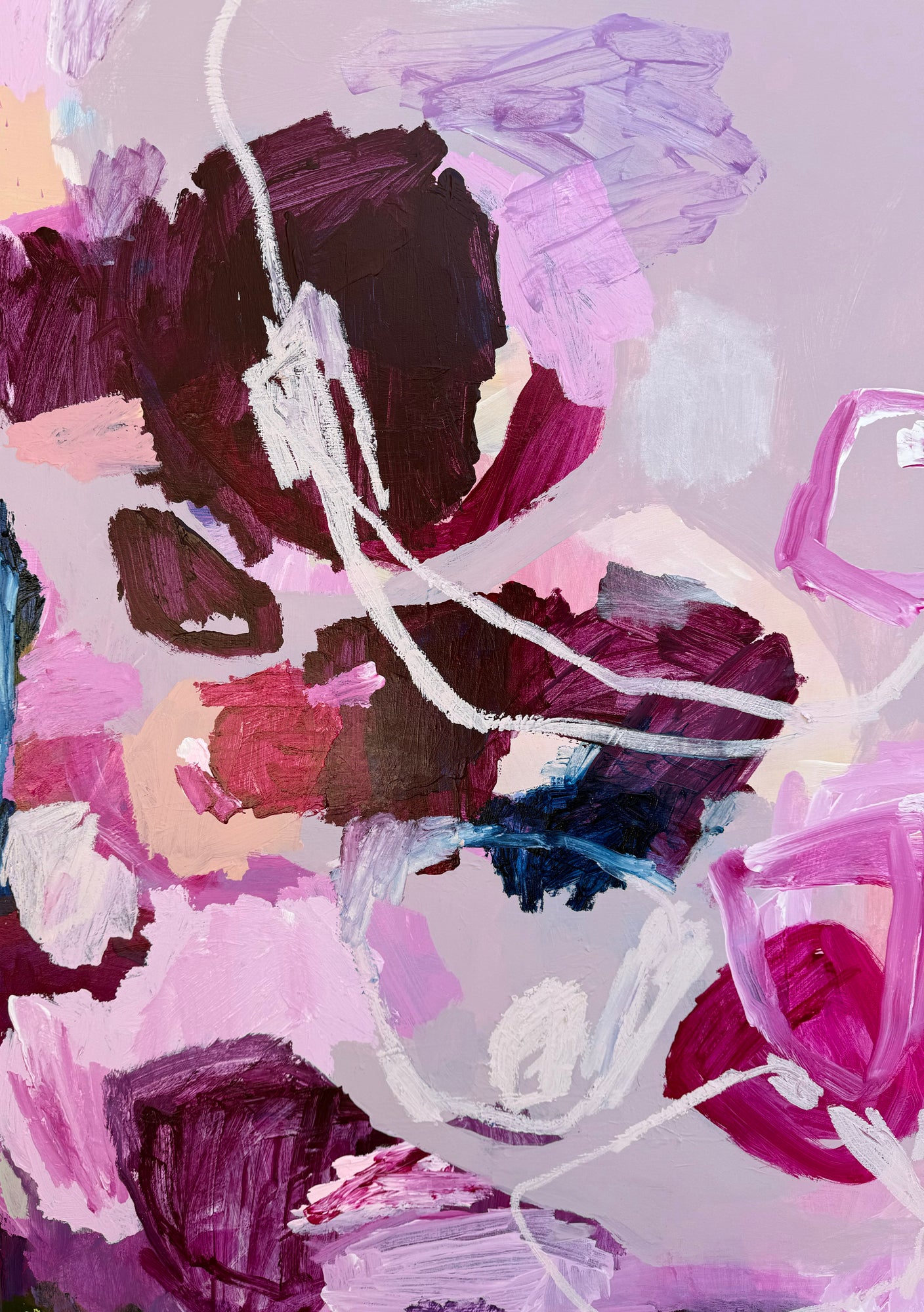 Western Australian artist | large colourful painting | modern art | Perth artist