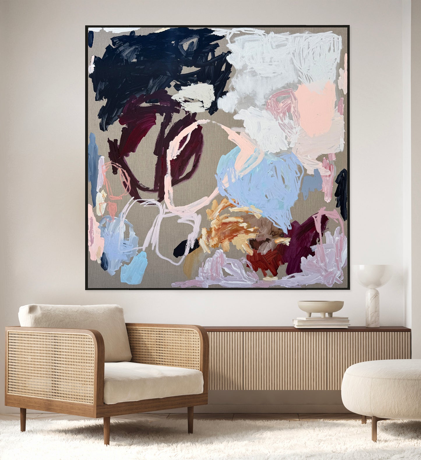 Western Australian artist | large colourful painting | modern art | Perth artist