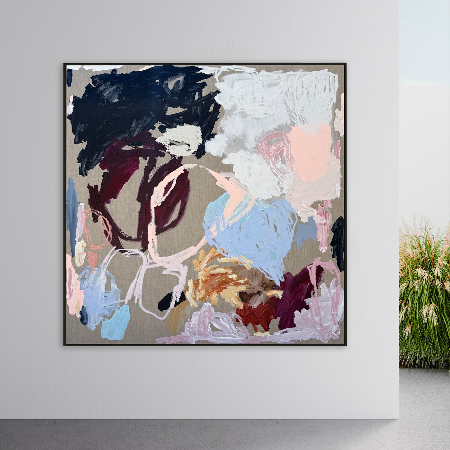 Western Australian artist | large colourful painting | modern art | Perth artist