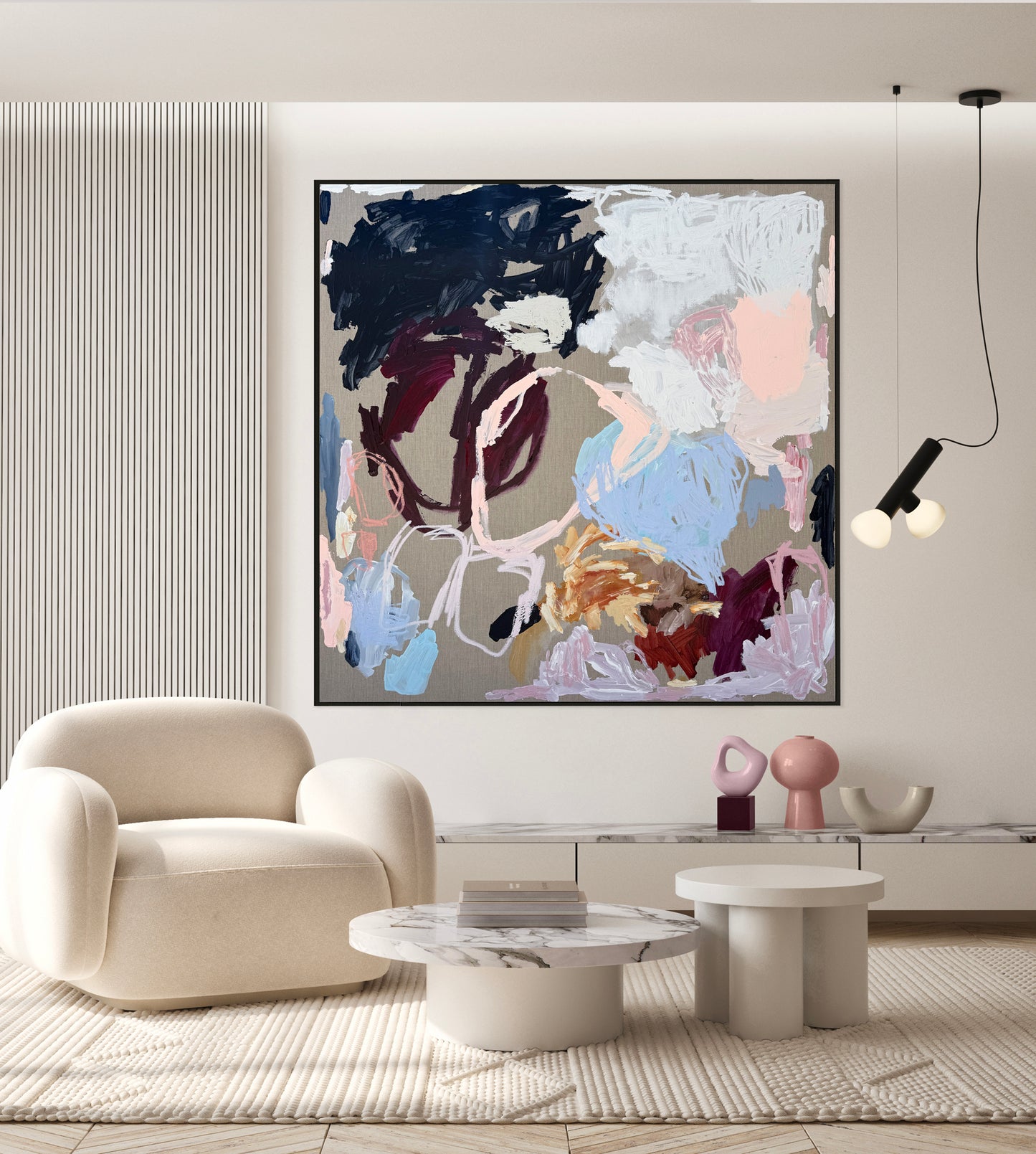 Western Australian artist | large colourful painting | modern art | Perth artist