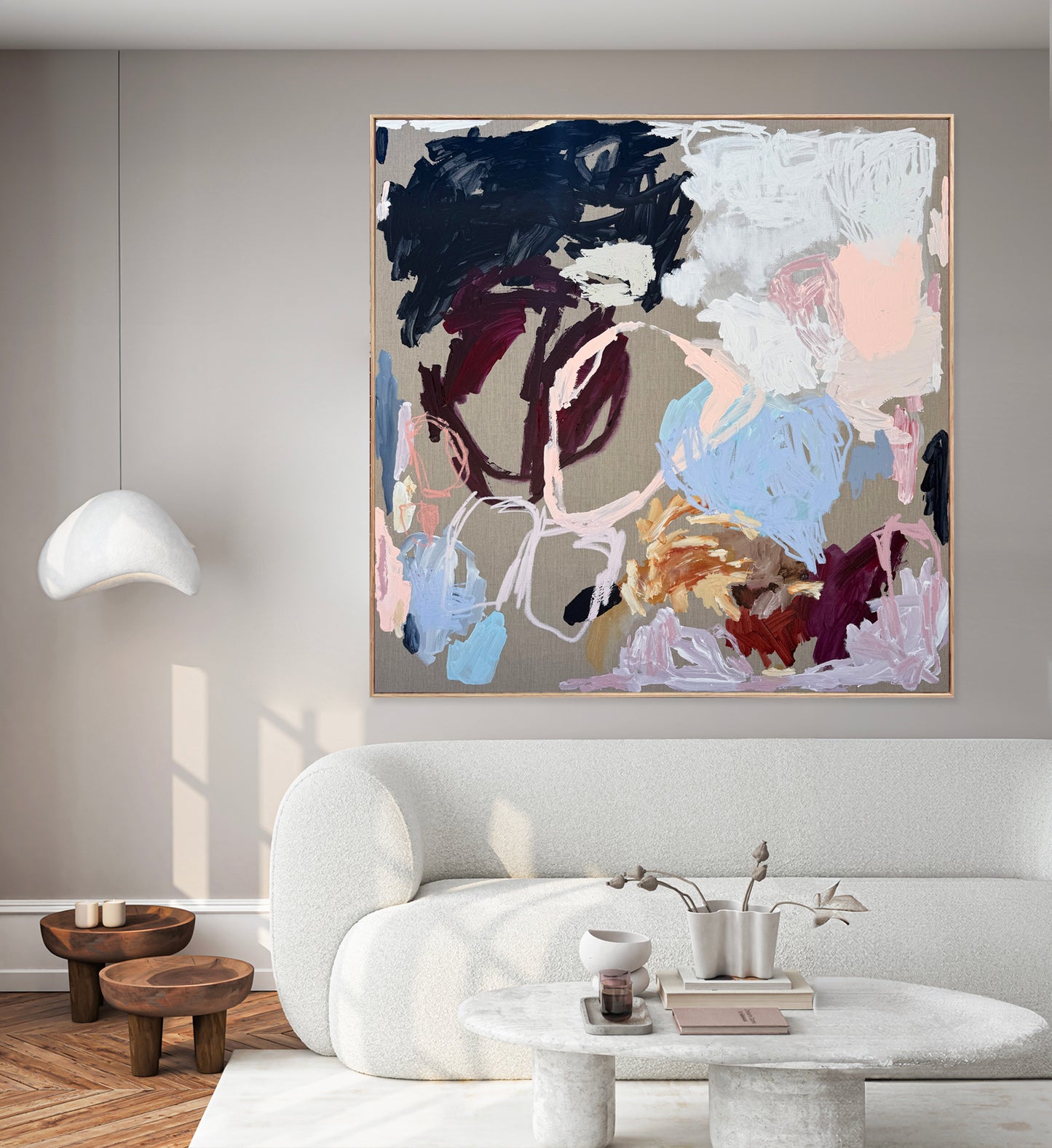 Western Australian artist | large colourful painting | modern art | Perth artist