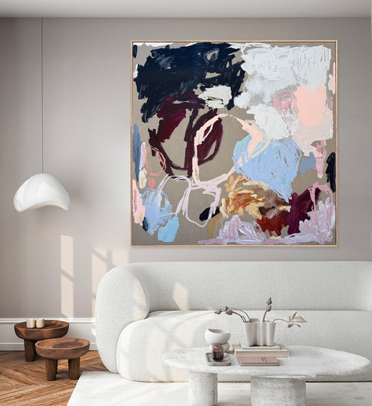 Western Australian artist | large colourful painting | modern art | Perth artist