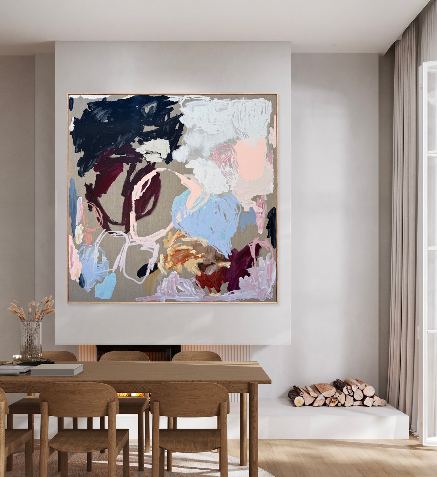 Western Australian artist | large colourful painting | modern art | Perth artist