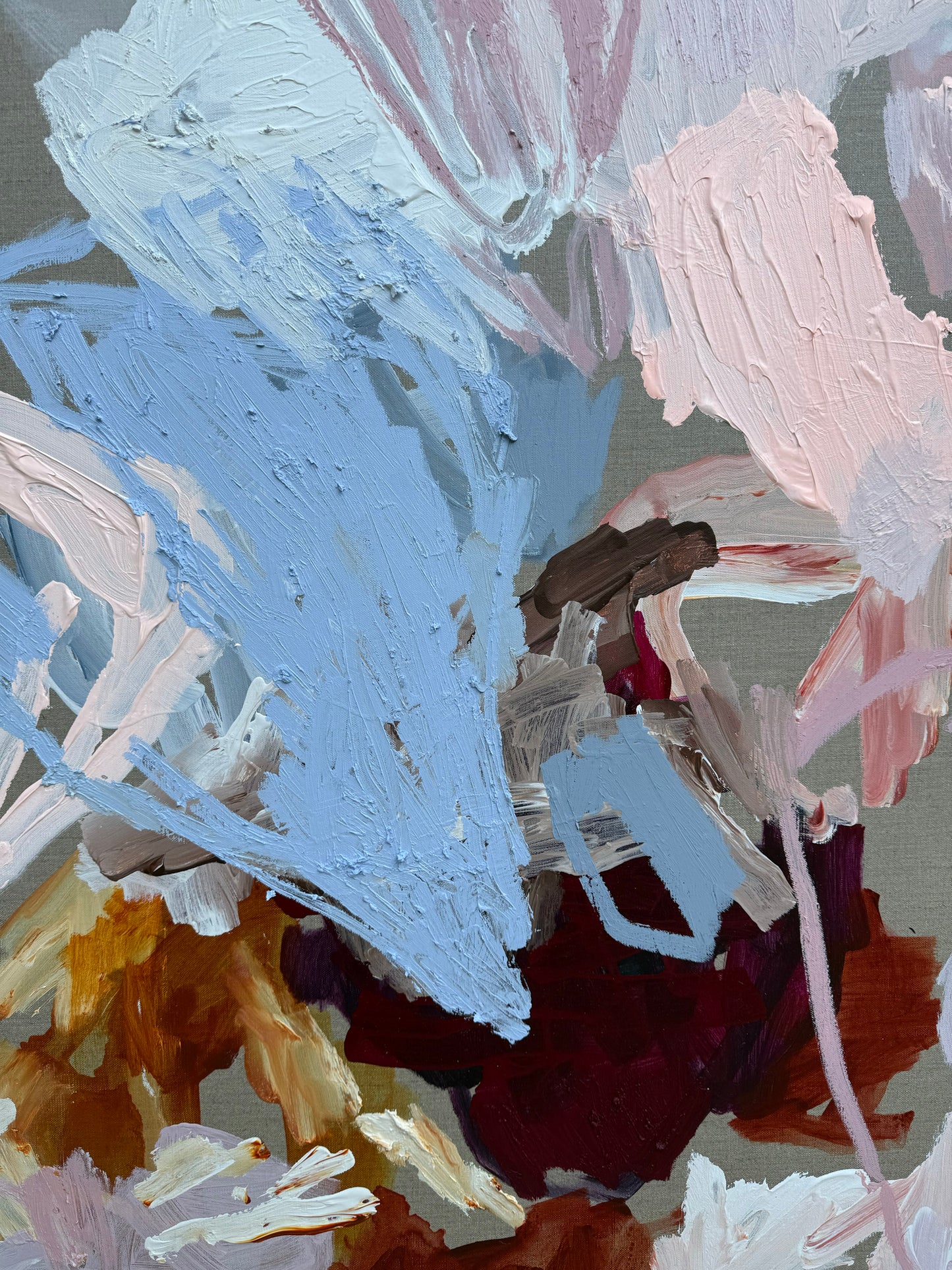 Australian abstract artist | large colourful painting | modern art | Perth artist