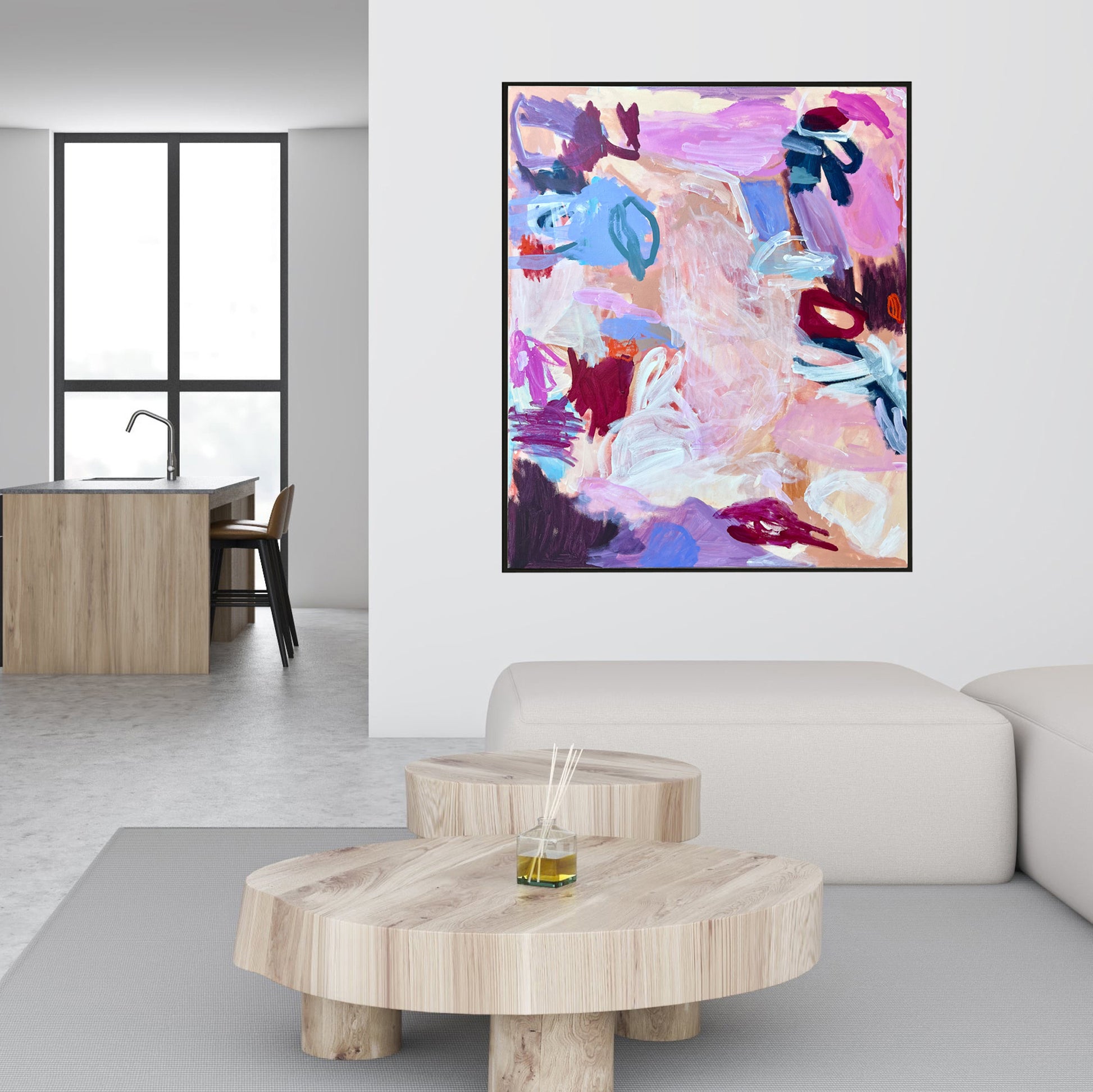 Contemporary abstract artist | Buy painting perth | Rebecca Koerting | Australian artist