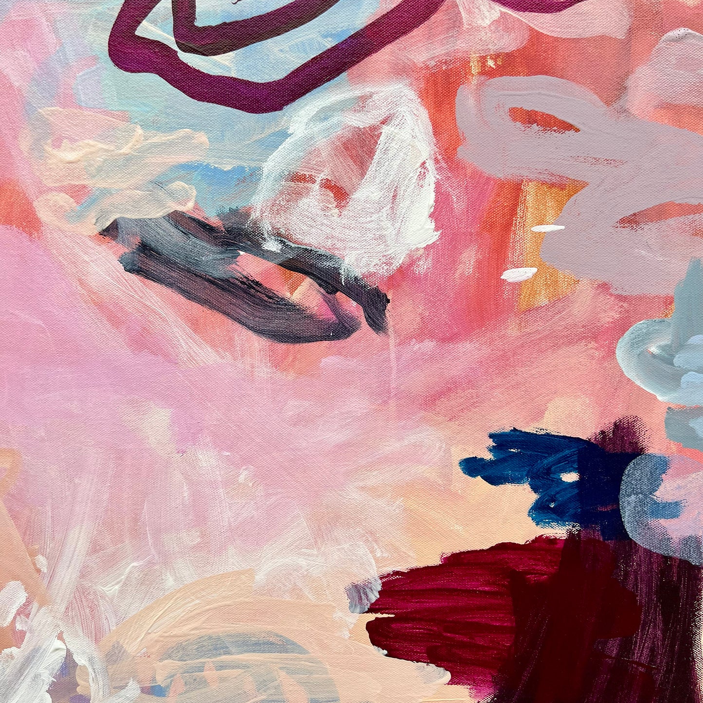 Australian abstract artist | large colourful print | modern art | Perth artist