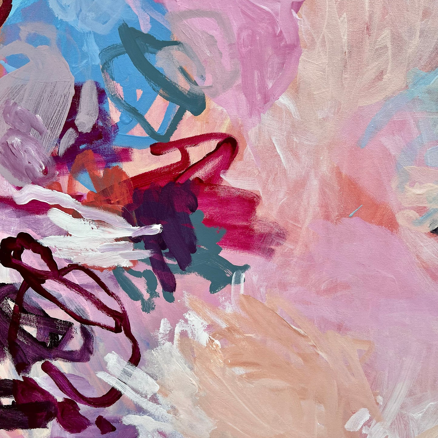 Australian abstract artist | large colourful print | modern art | Perth artist