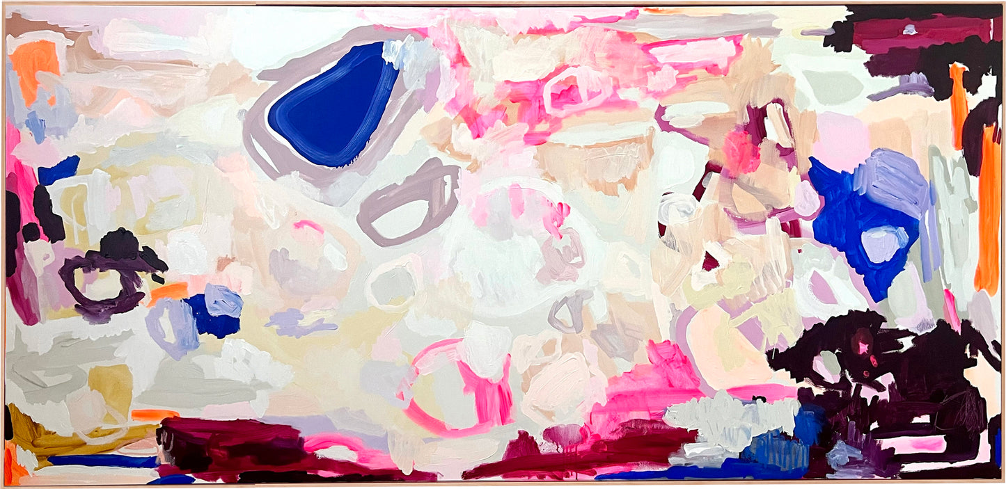 Contemporary abstract artist | large painting | Rebecca Koerting | Perth artist