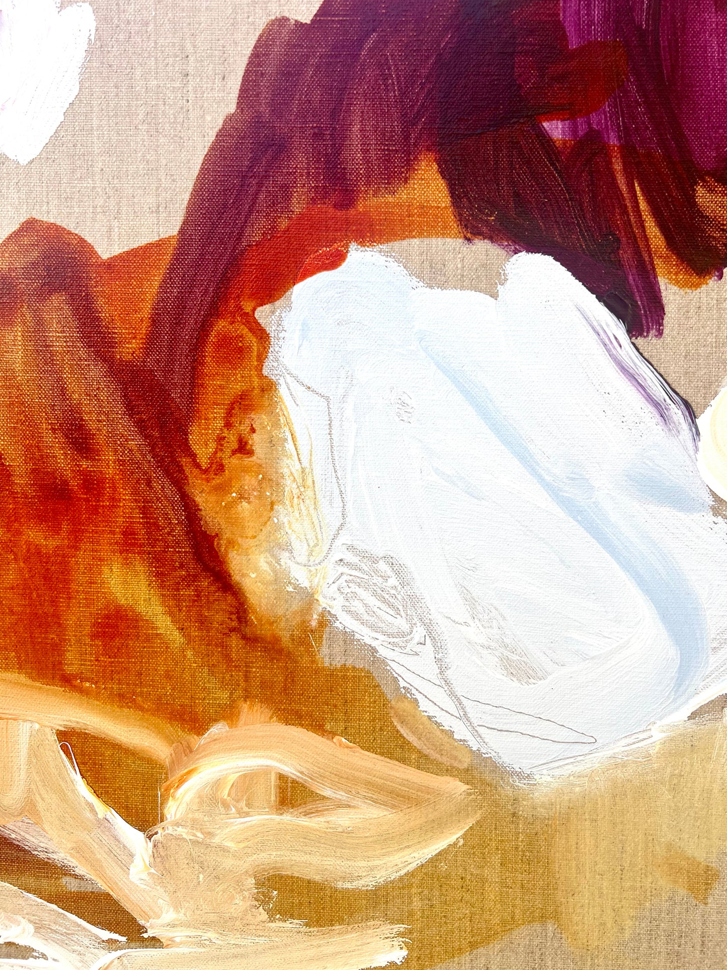 Contemporary abstract artist | colourful painting | Rebecca Koerting | Perth artist