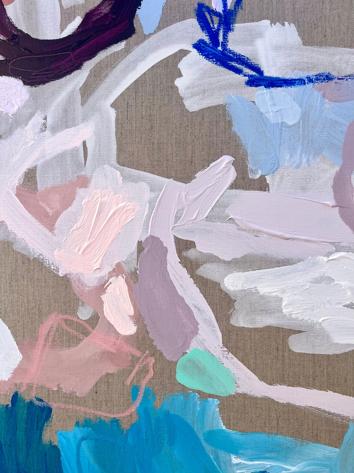 Contemporary abstract artist | colourful painting | Rebecca Koerting | Perth artist