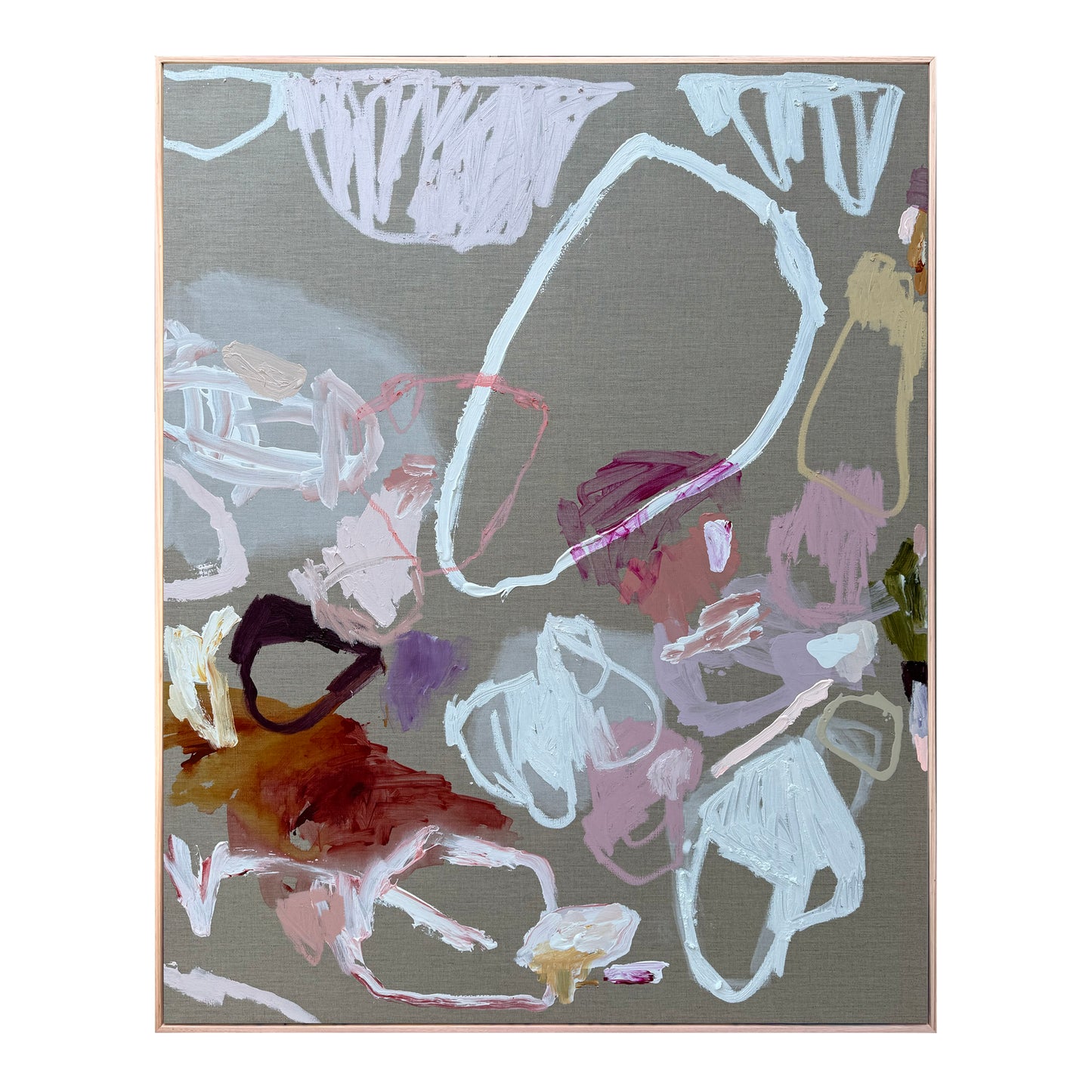 Australian abstract artist | large colourful painting | modern art | Perth artist